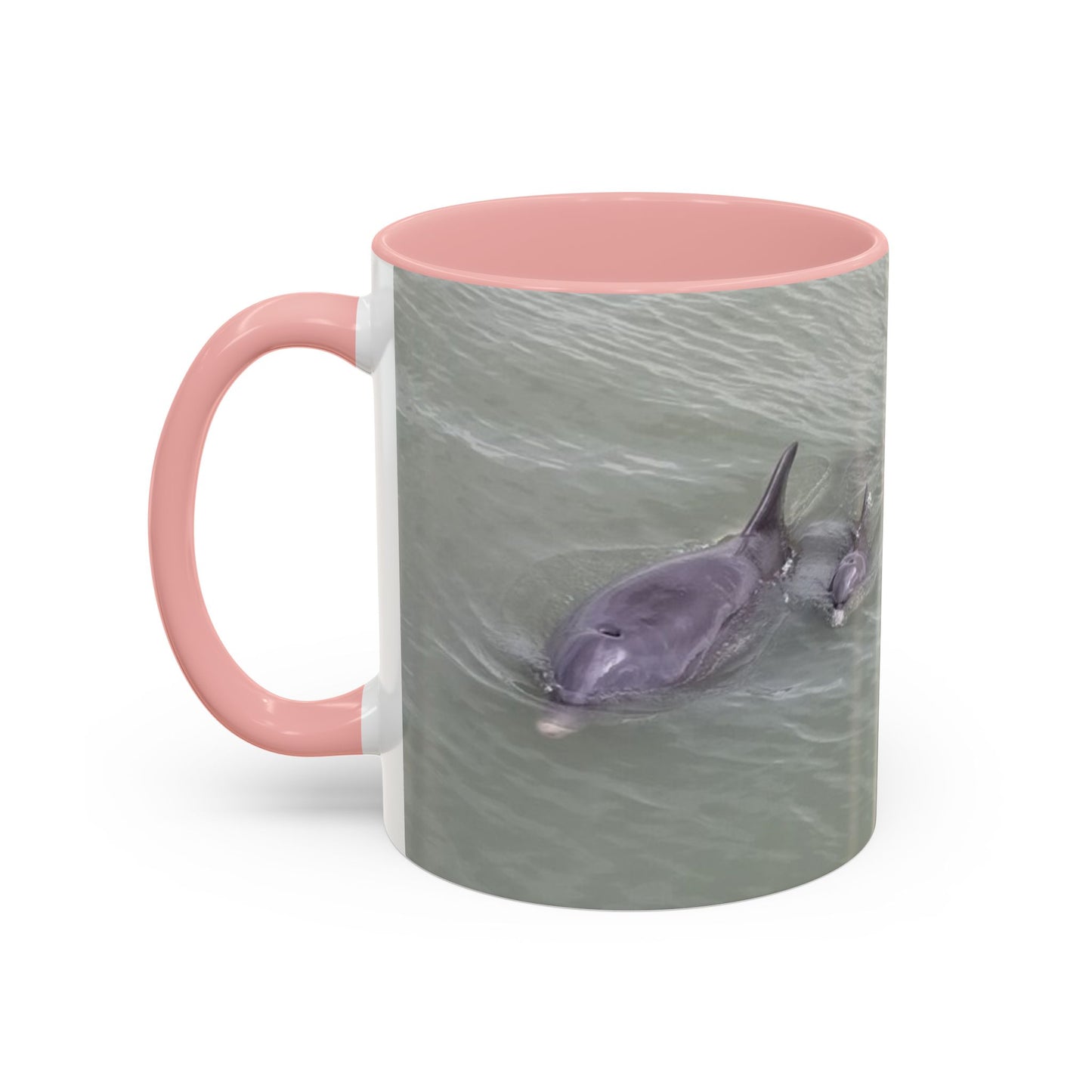 Coffee Mug - Mom and Baby Dolphin at Robert's Point Park
