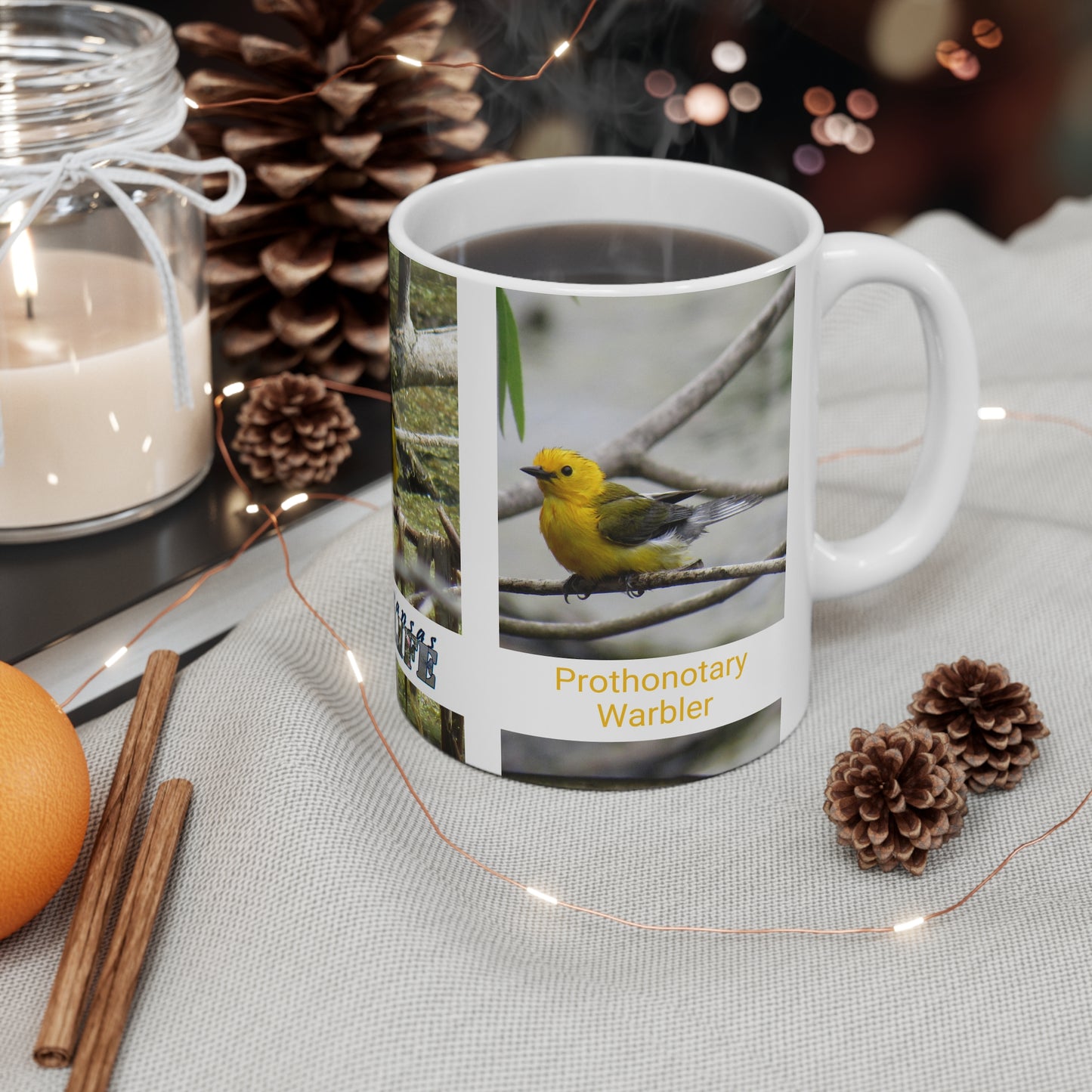 Wonderful Warblers Collection ♥ Prothonotary Warbler ♥ Ceramic Mug 11oz