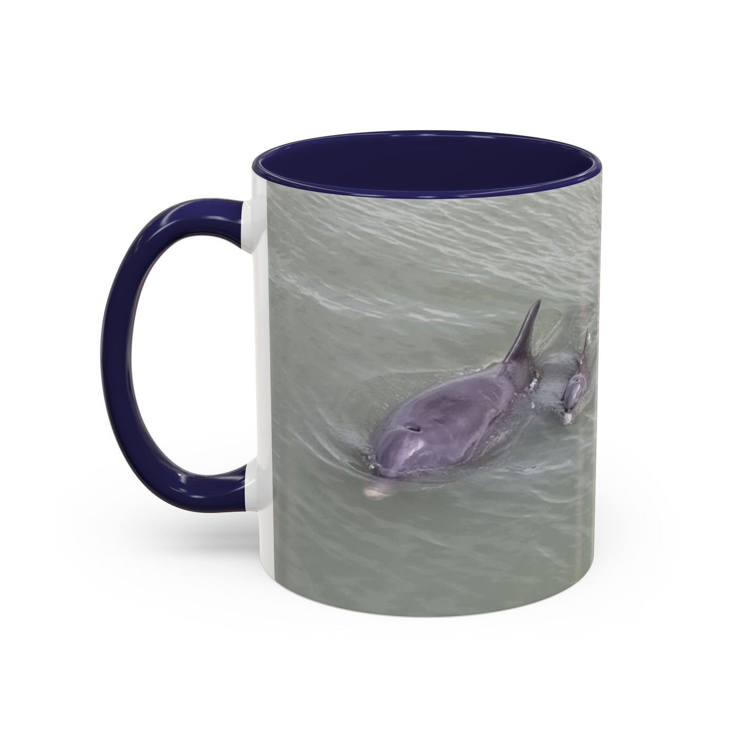 Coffee Mug - Mom and Baby Dolphin at Robert's Point Park