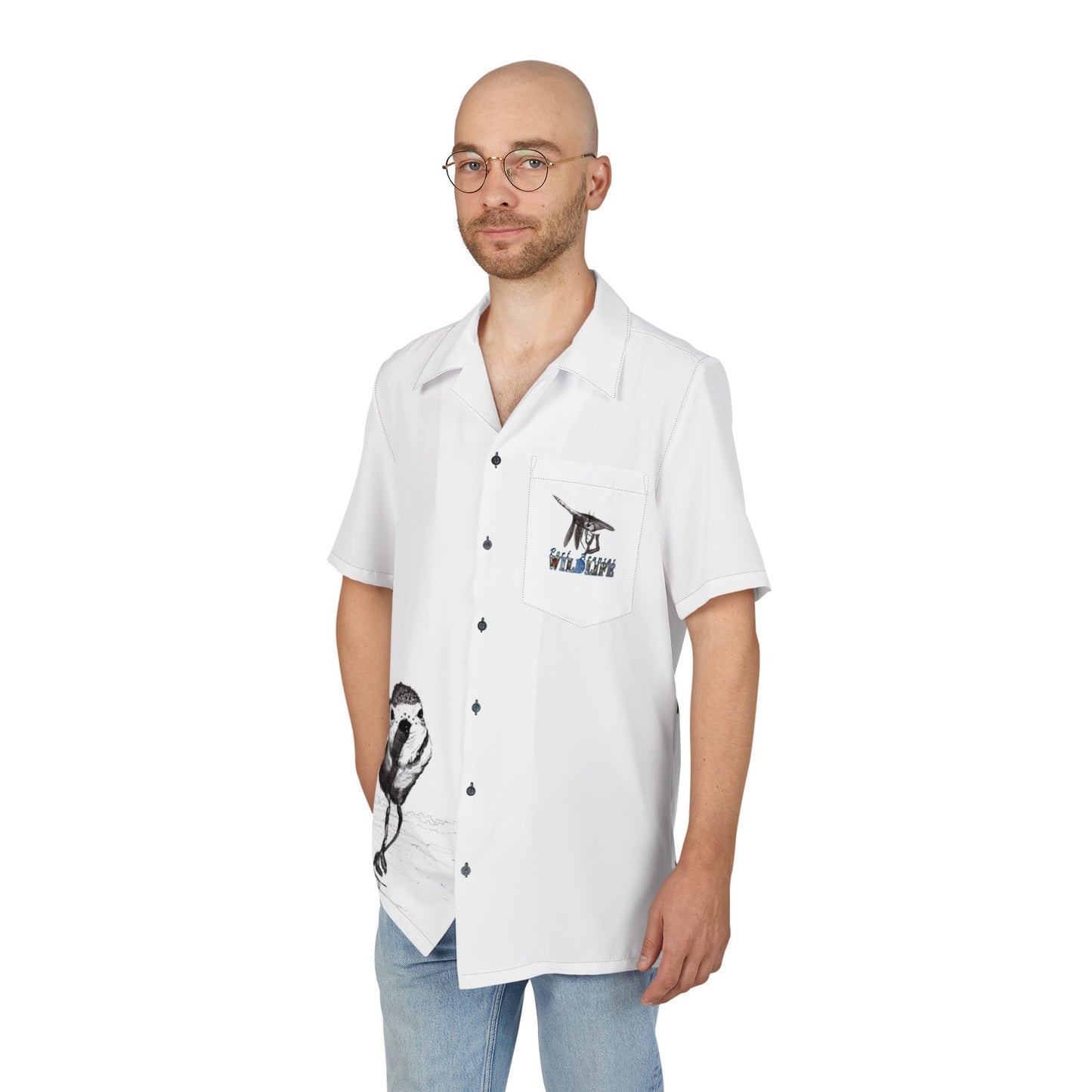 Wildlife Conservation Art Button-down Shirt