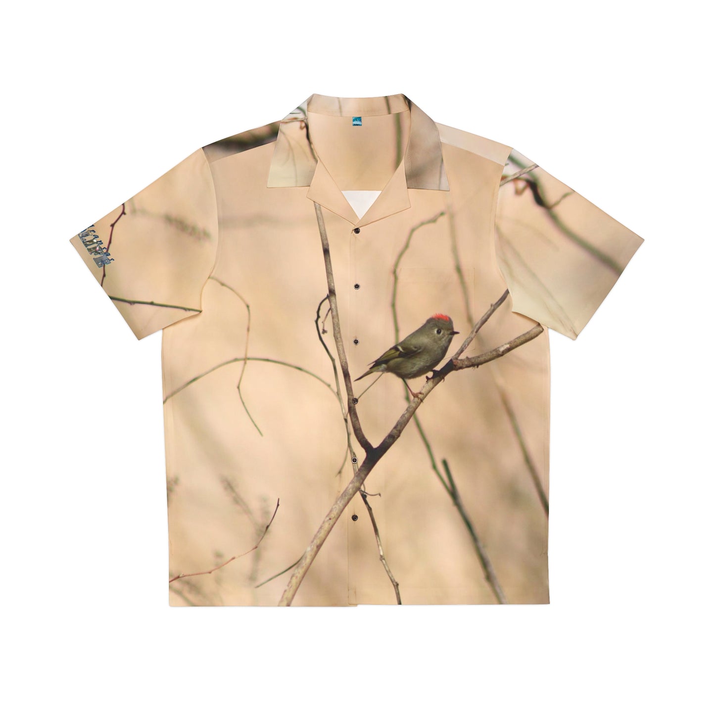 Hawaiian Shirt Ruby-crowned Kinglet at Paradise Pond Port Aransas Wildlife