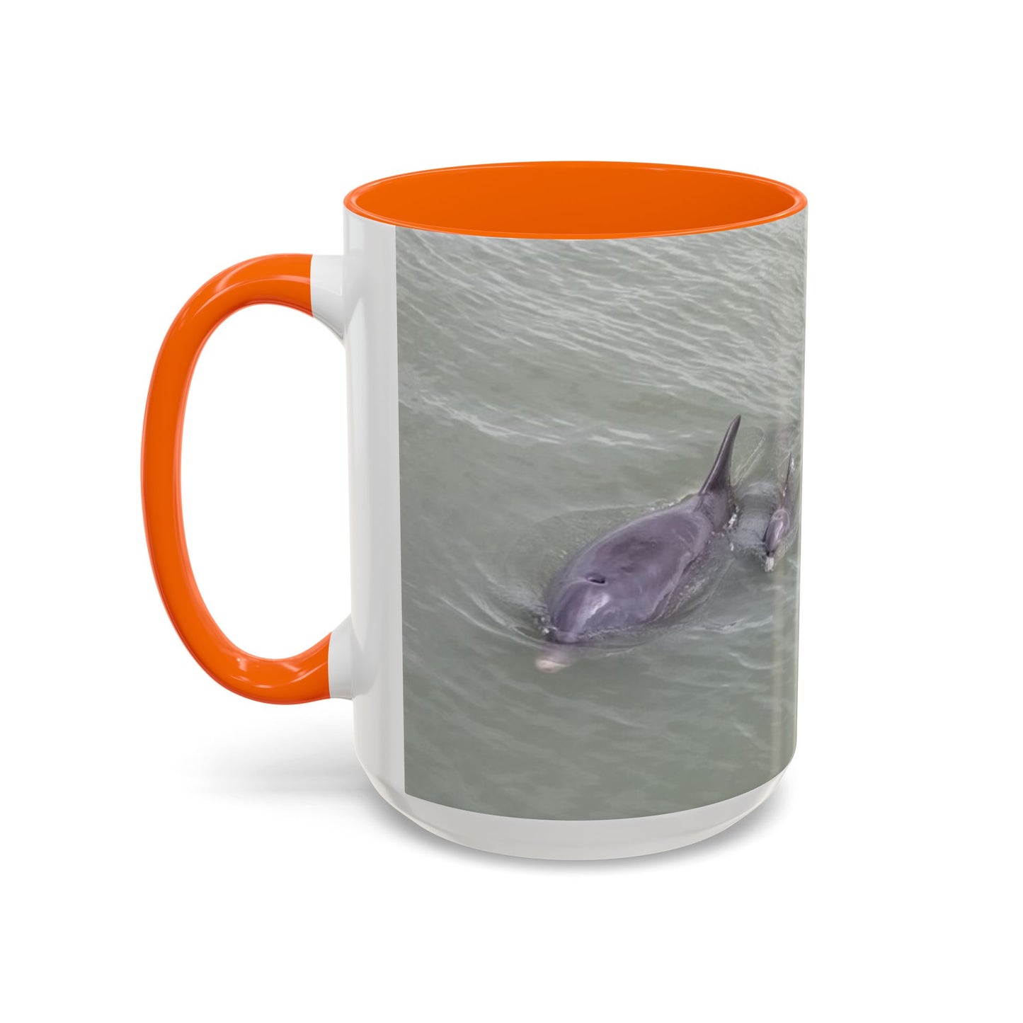 Coffee Mug - Mom and Baby Dolphin at Robert's Point Park