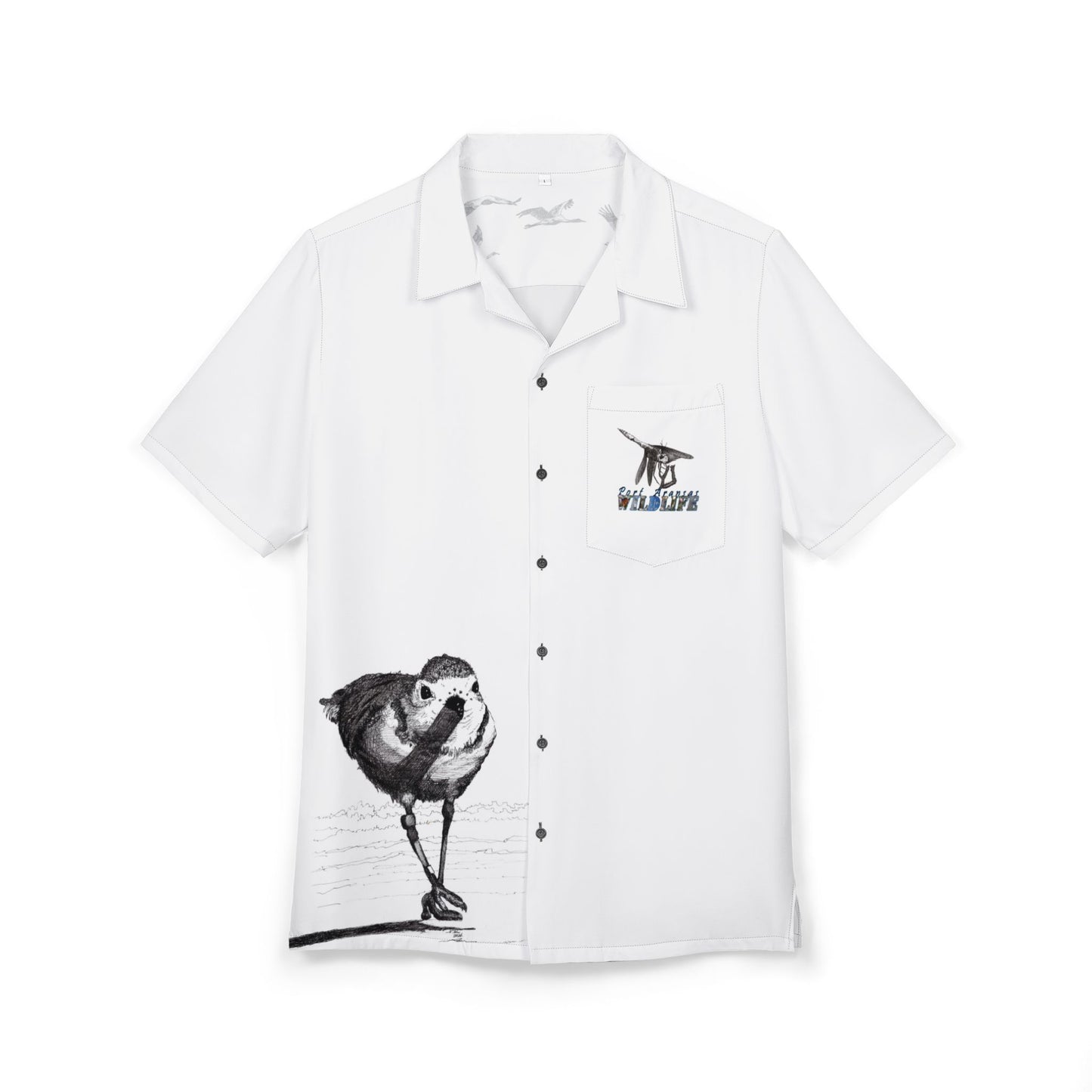Wildlife Conservation Art Button-down Shirt