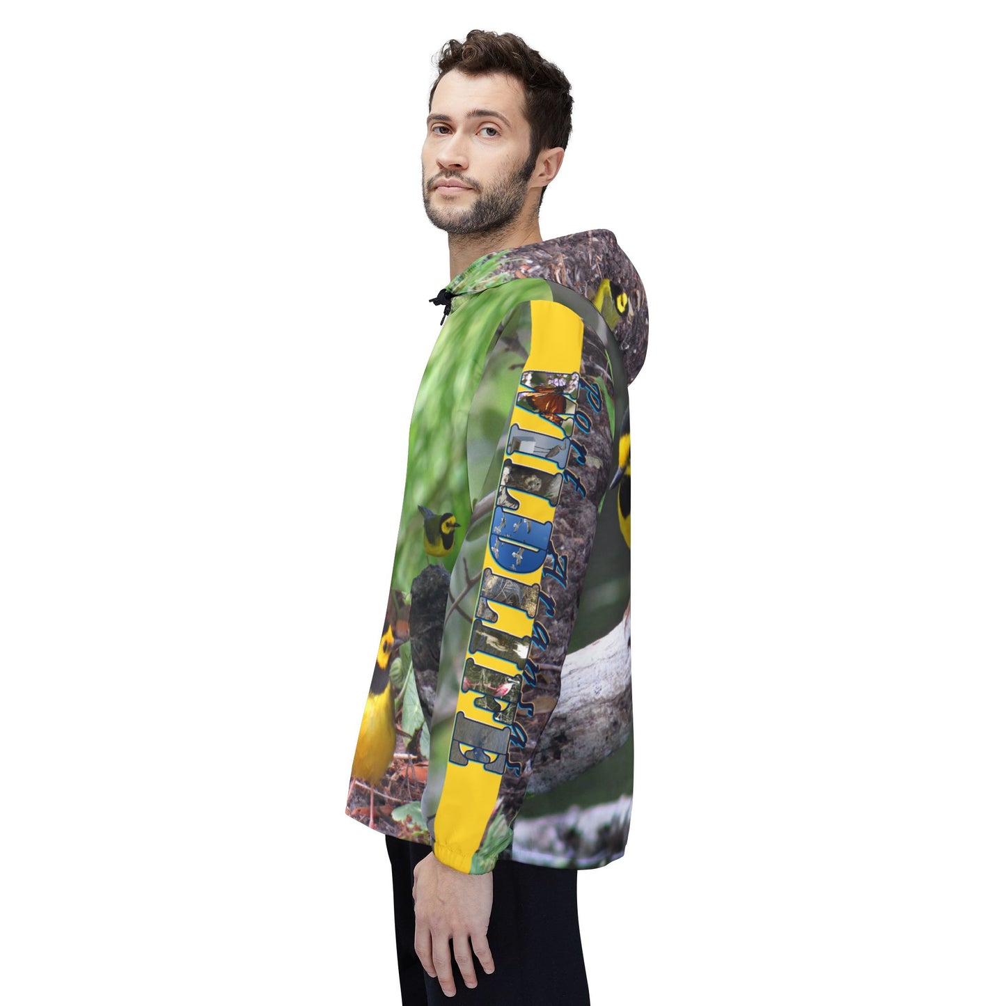 Hooded Warblers Windbreaker Jacket - Port Aransas Wildlife Bird Migration Celebration