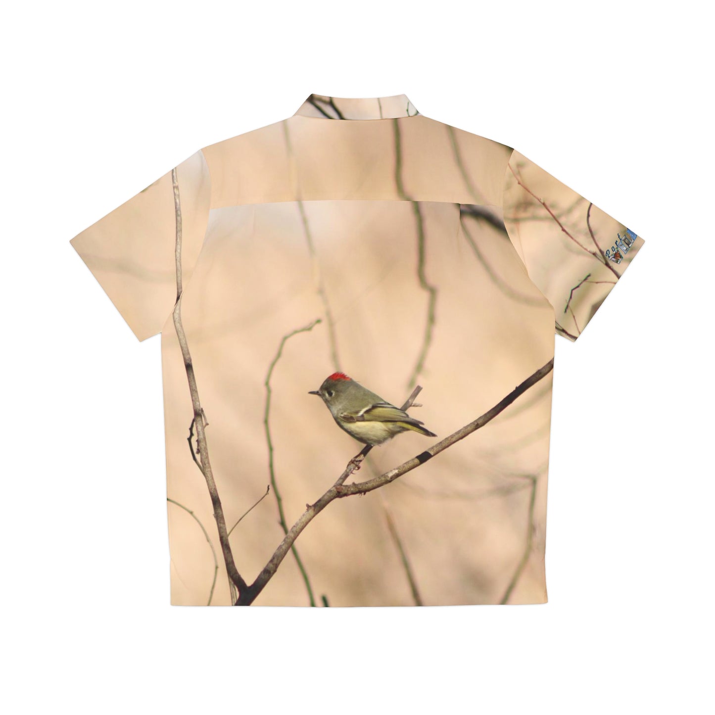 Hawaiian Shirt Ruby-crowned Kinglet at Paradise Pond Port Aransas Wildlife
