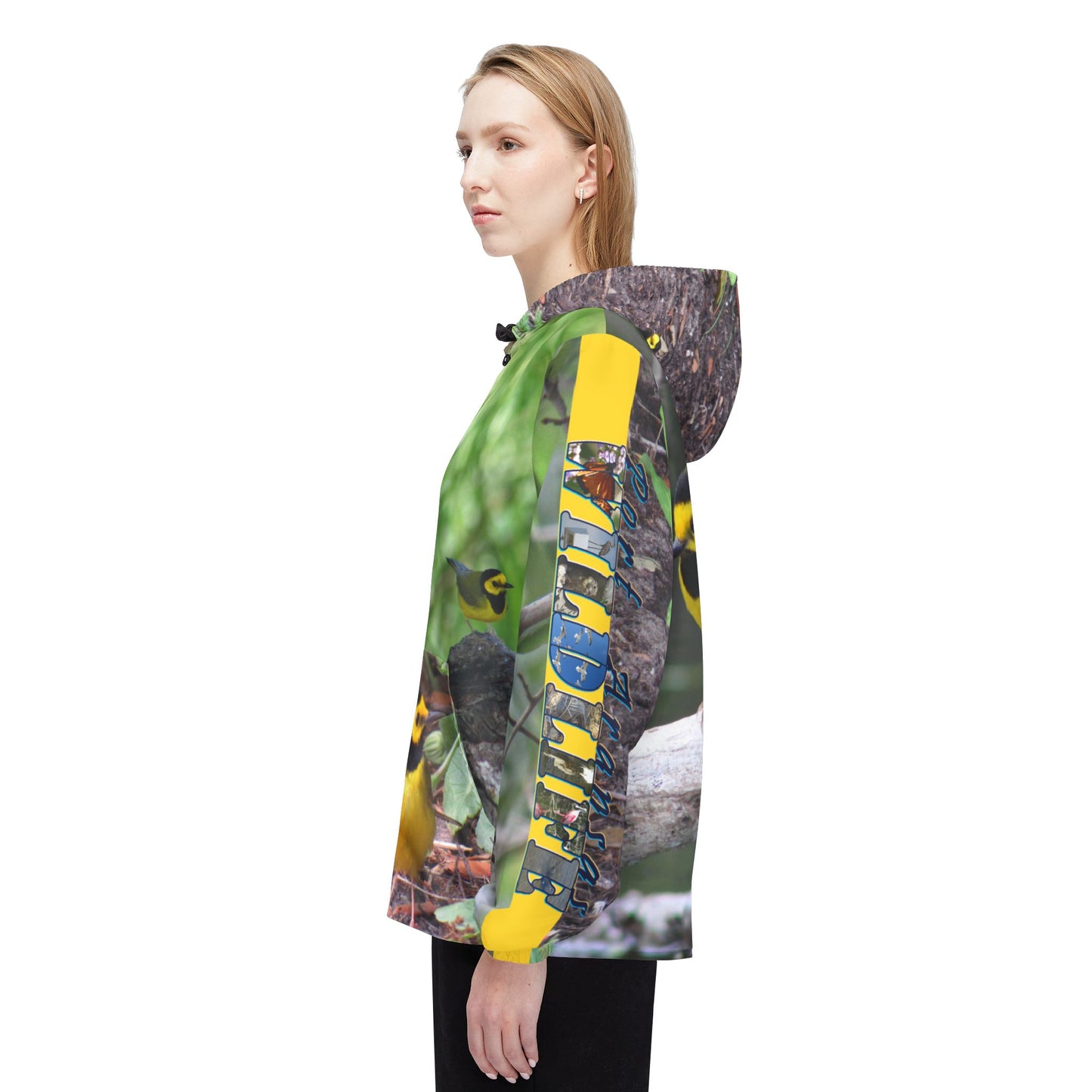 Hooded Warblers Windbreaker Jacket - Port Aransas Wildlife Bird Migration Celebration