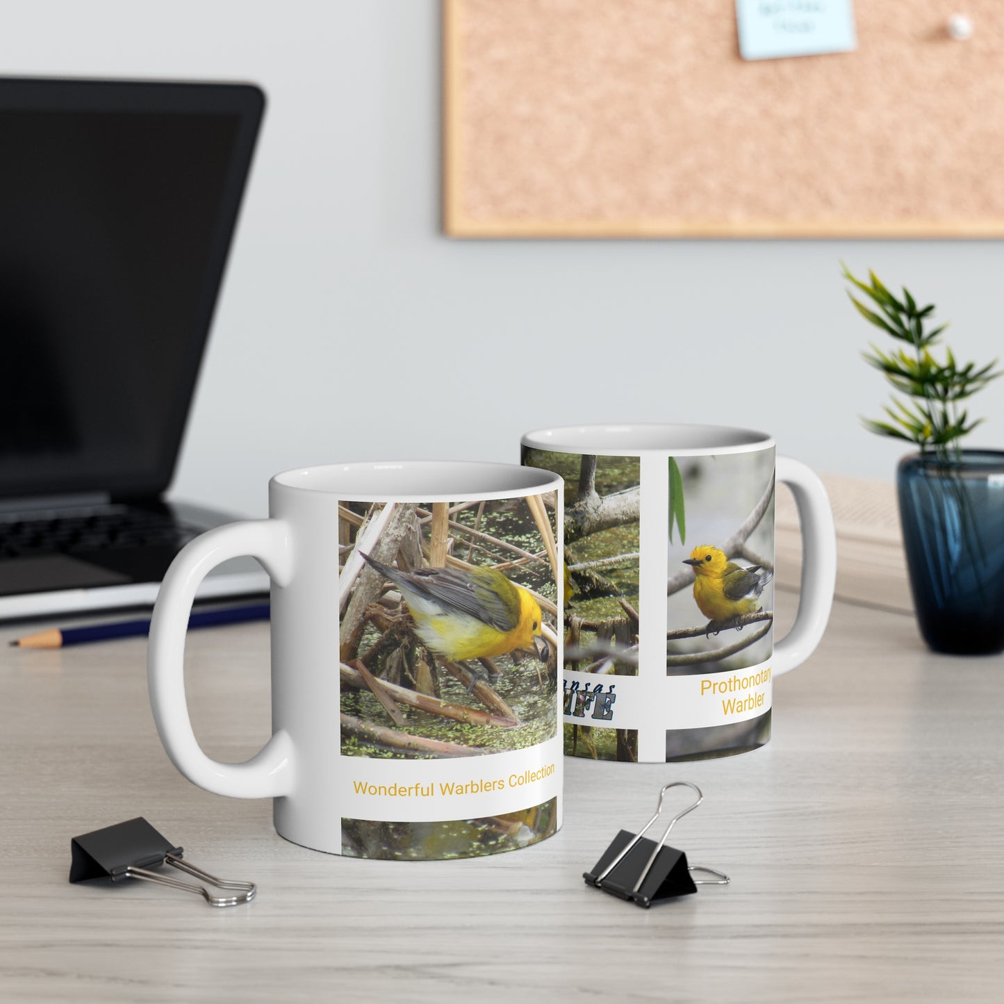 Wonderful Warblers Collection ♥ Prothonotary Warbler ♥ Ceramic Mug 11oz