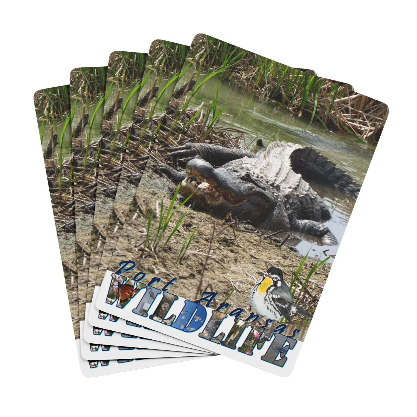 Playing Cards - Boots the Alligator Port Aransas Wildlife Poker