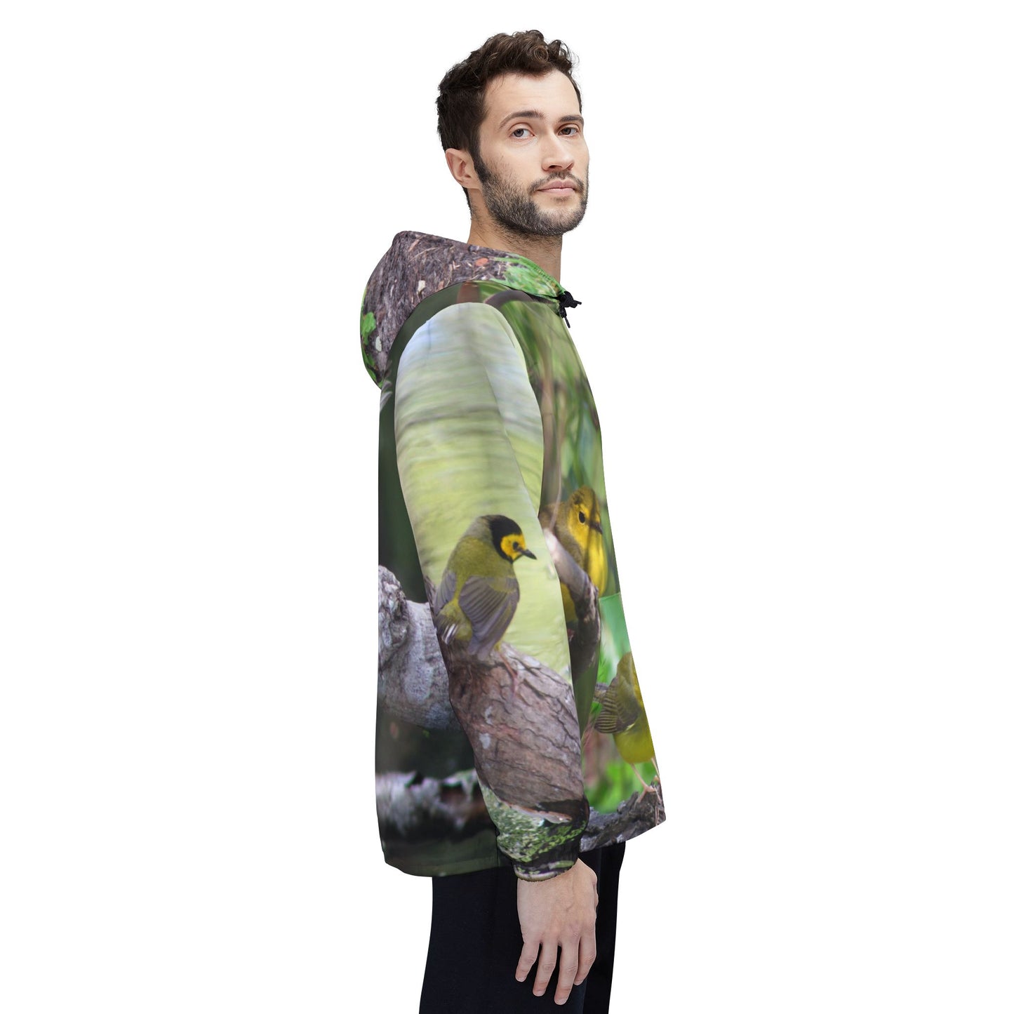 Hooded Warblers Windbreaker Jacket - Port Aransas Wildlife Bird Migration Celebration