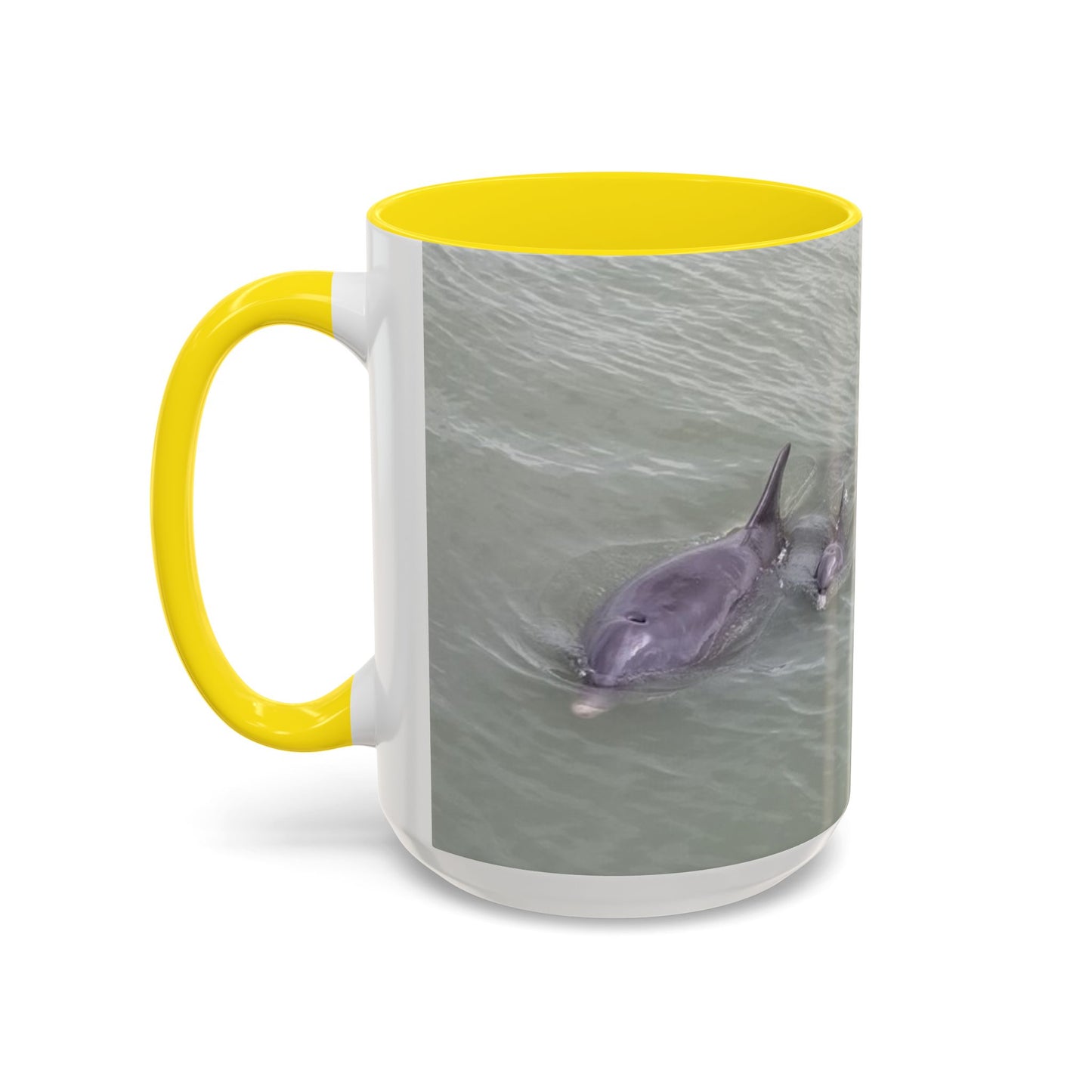 Coffee Mug - Mom and Baby Dolphin at Robert's Point Park