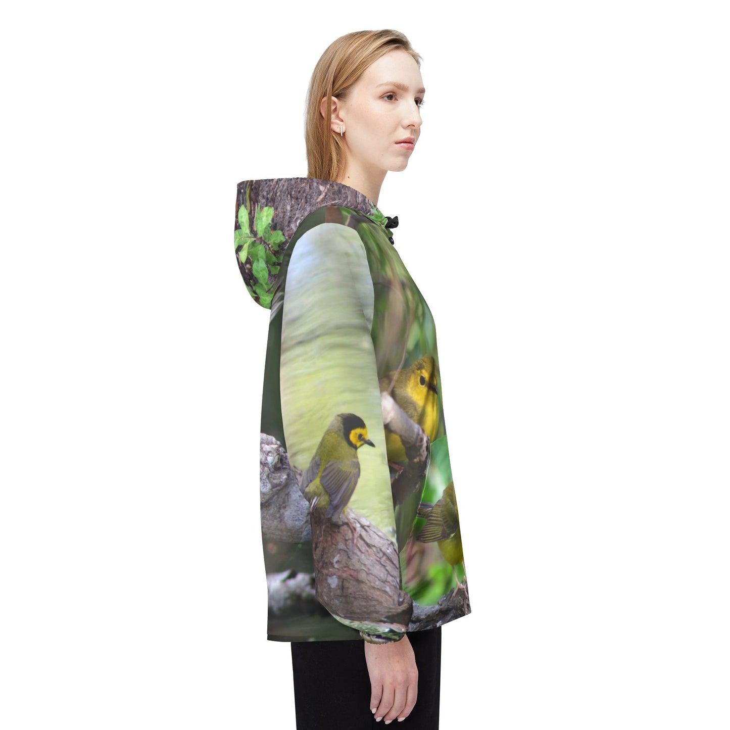 Hooded Warblers Windbreaker Jacket - Port Aransas Wildlife Bird Migration Celebration