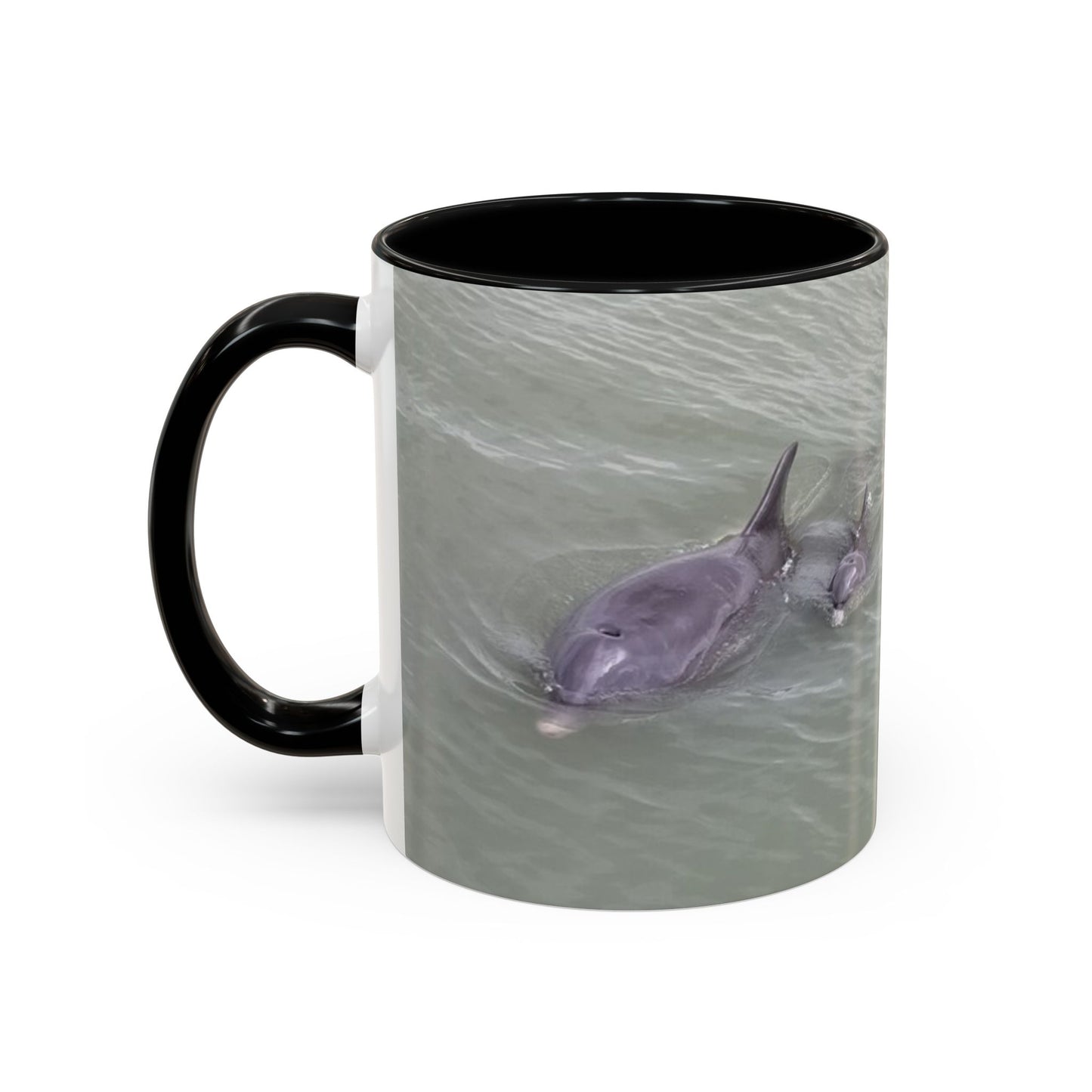 Coffee Mug - Mom and Baby Dolphin at Robert's Point Park