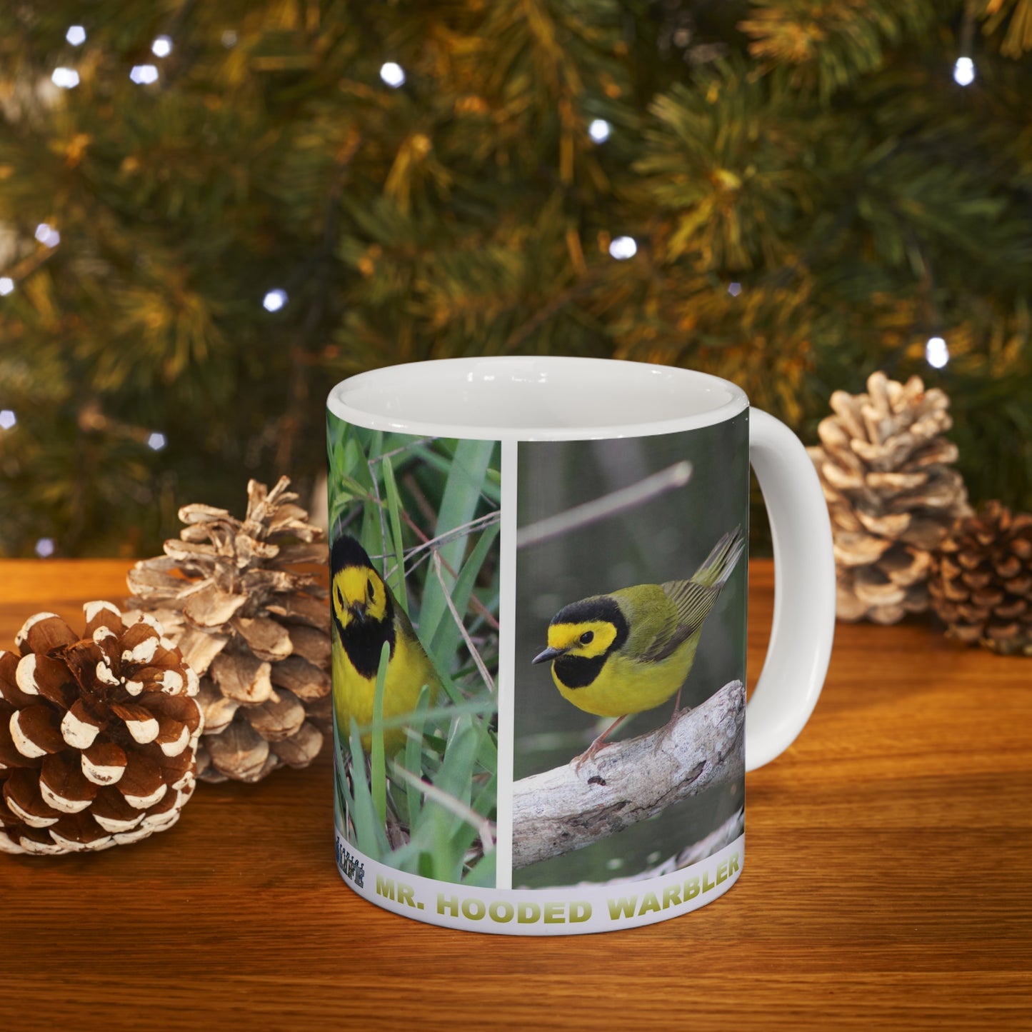 Wonderful Warblers Collection ♥ Mr Hooded Warbler ♥ Ceramic Mug 11oz
