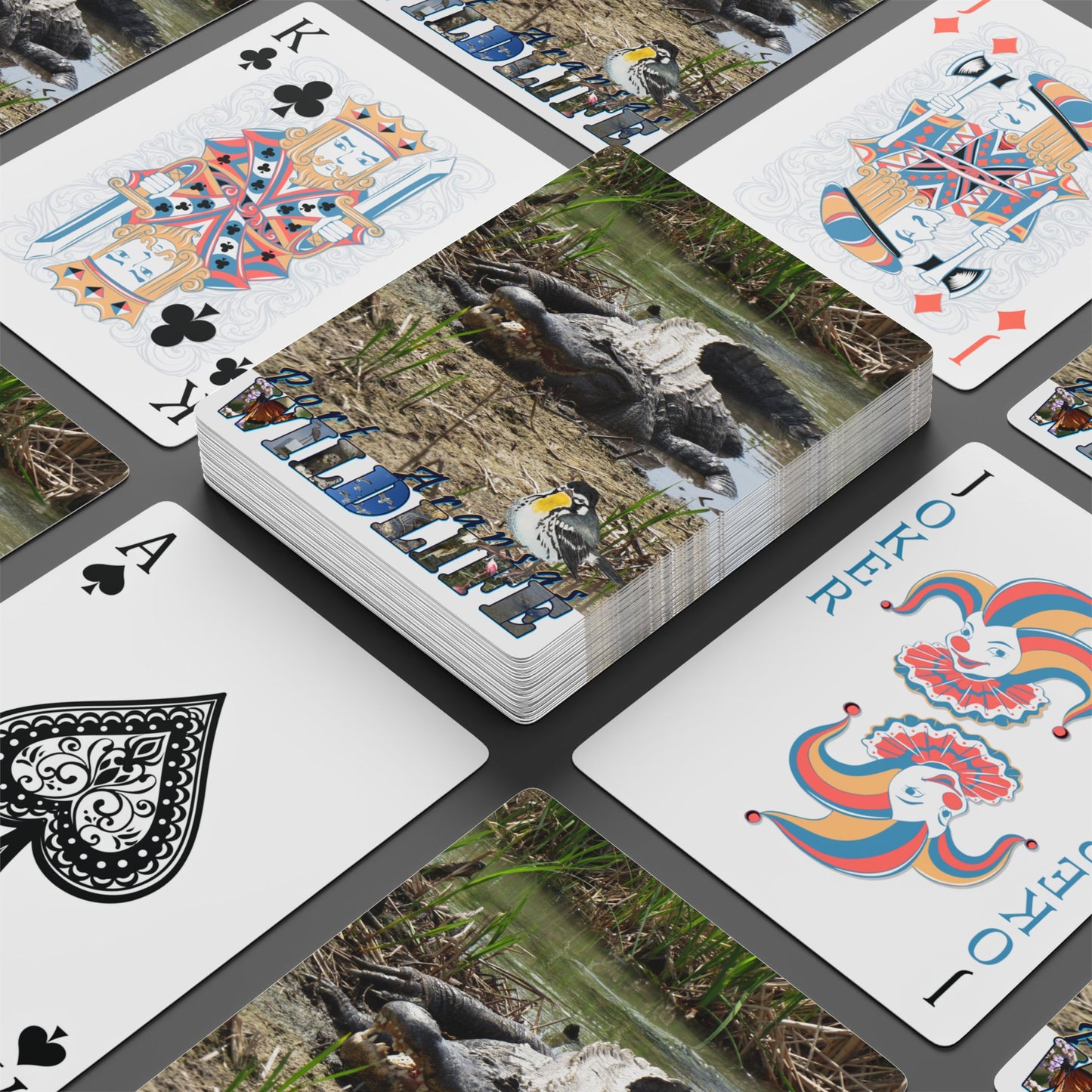 Playing Cards - Boots the Alligator Port Aransas Wildlife Poker