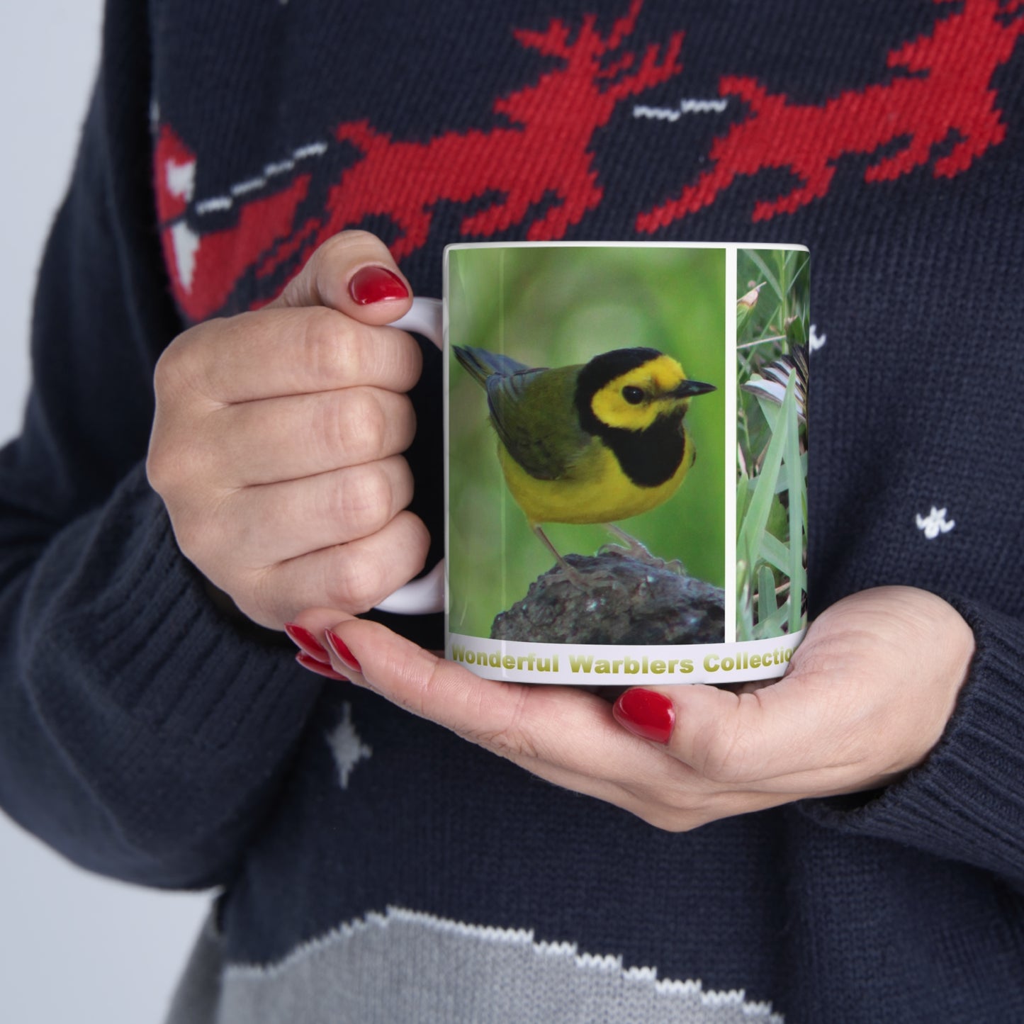 Wonderful Warblers Collection ♥ Mr Hooded Warbler ♥ Ceramic Mug 11oz