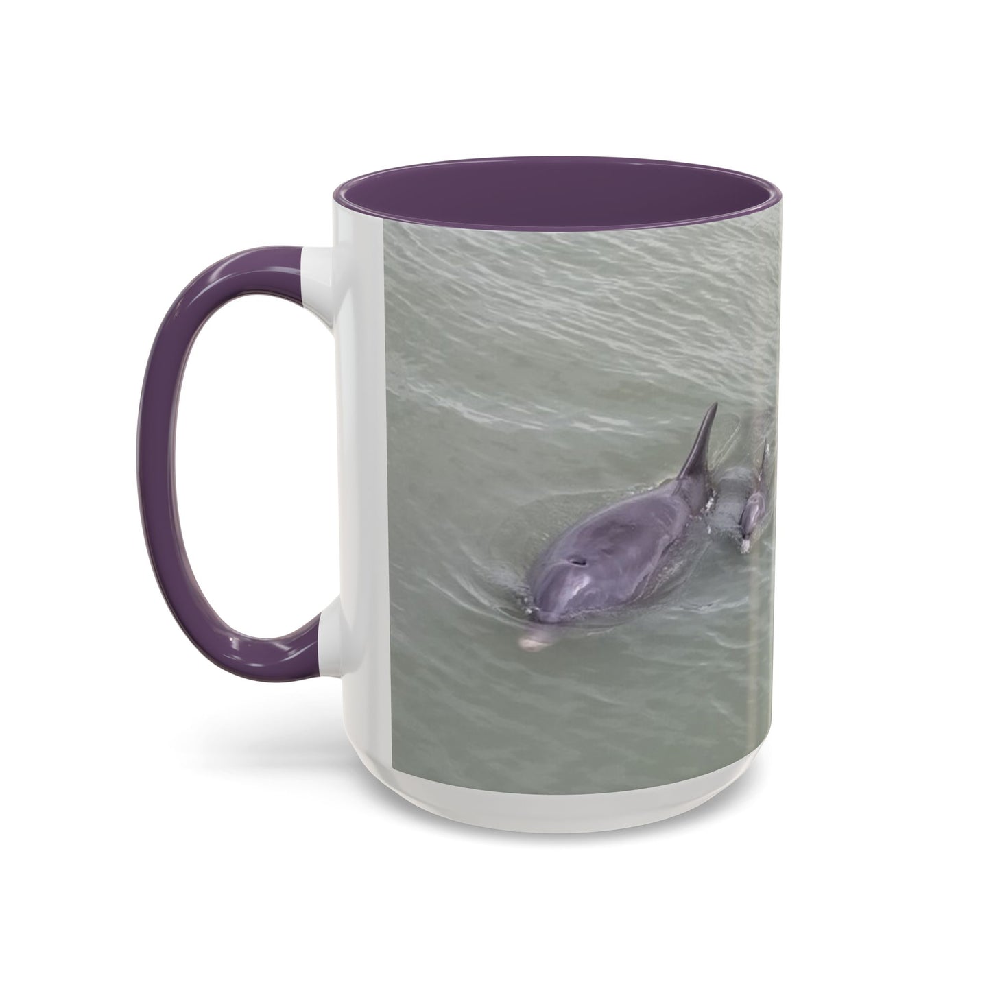 Coffee Mug - Mom and Baby Dolphin at Robert's Point Park