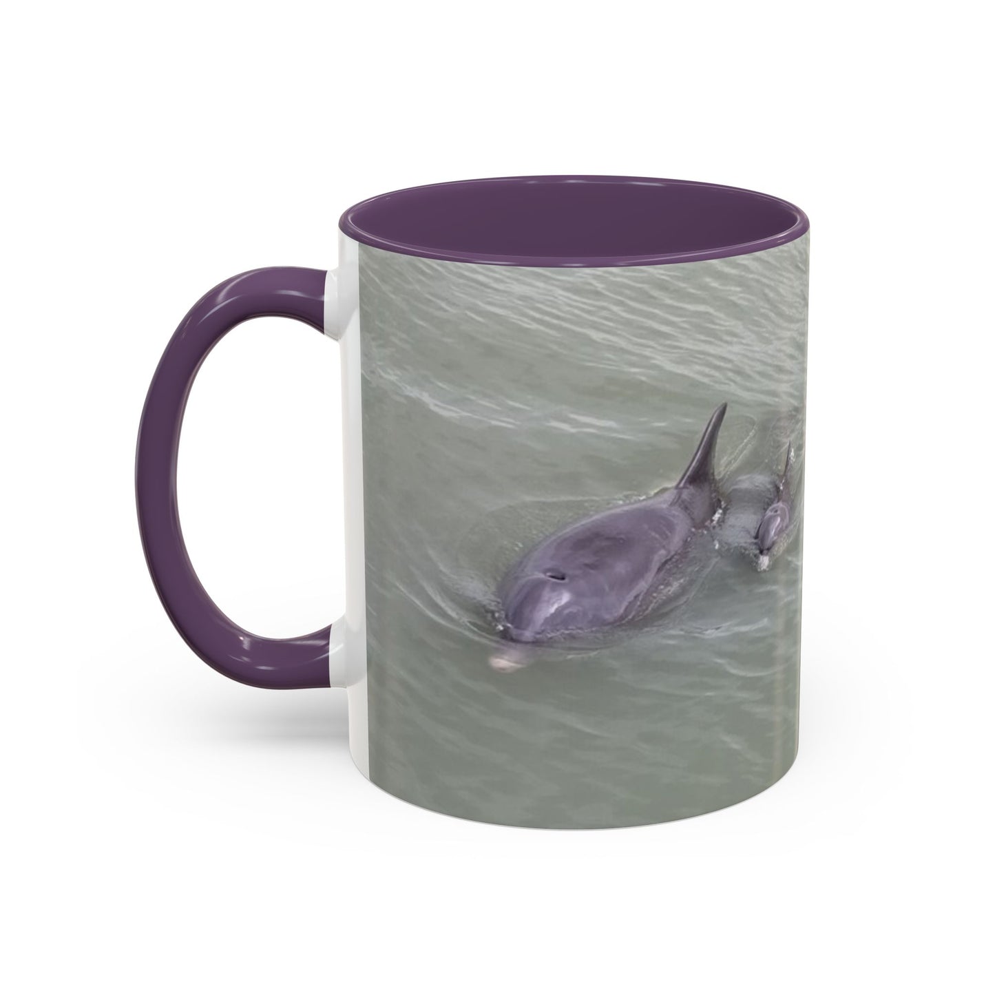Coffee Mug - Mom and Baby Dolphin at Robert's Point Park