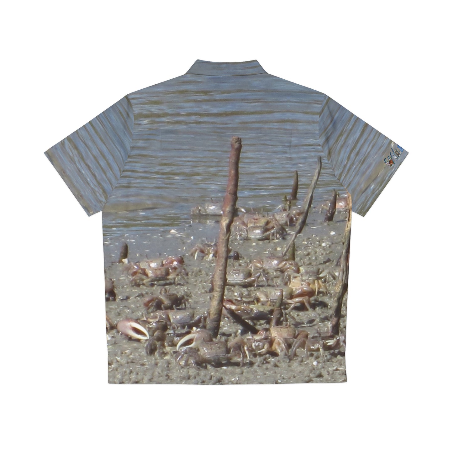 Hawaiian Shirt - Crabs on the Beach Port Aransas Wildlife Shirt