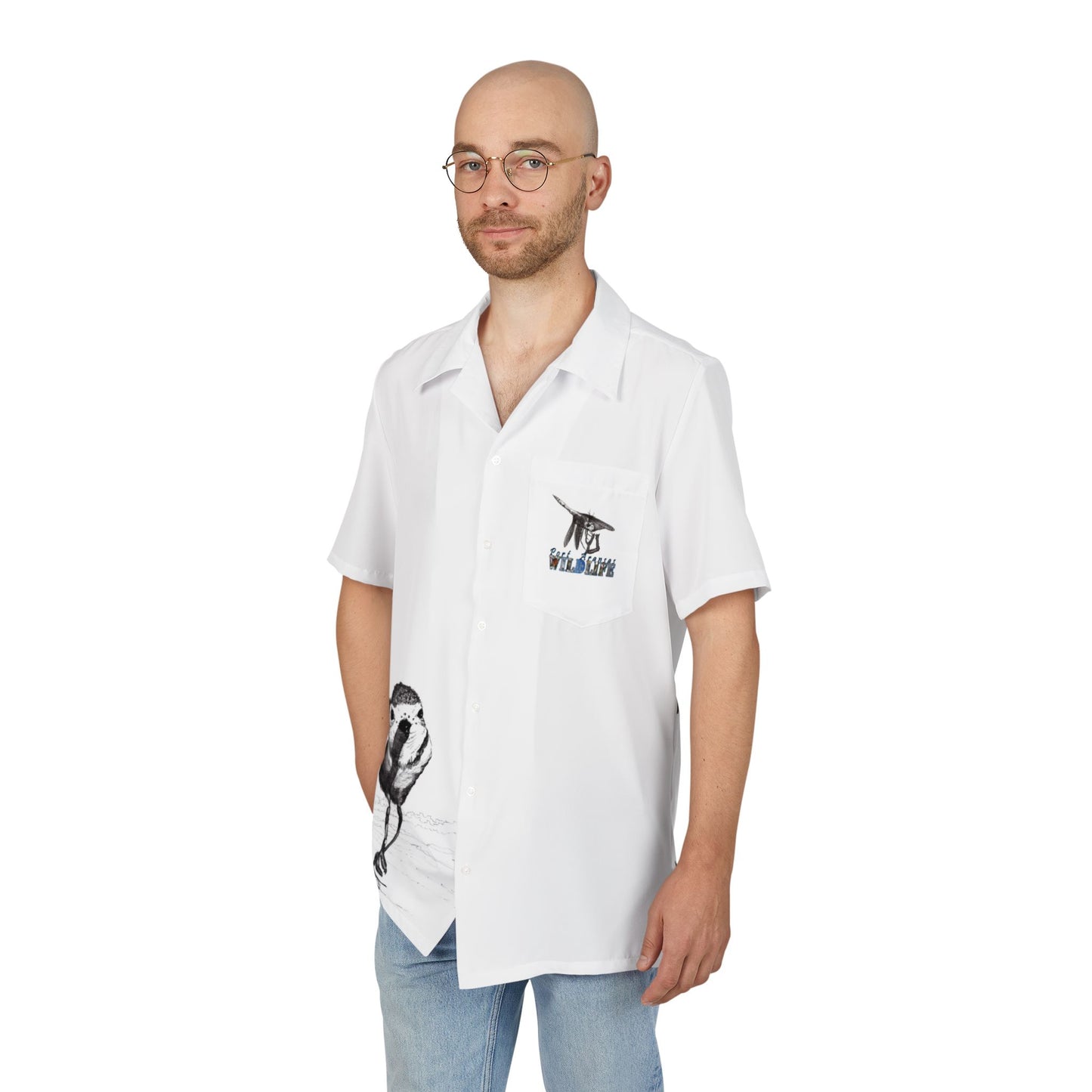 Wildlife Conservation Art Button-down Shirt
