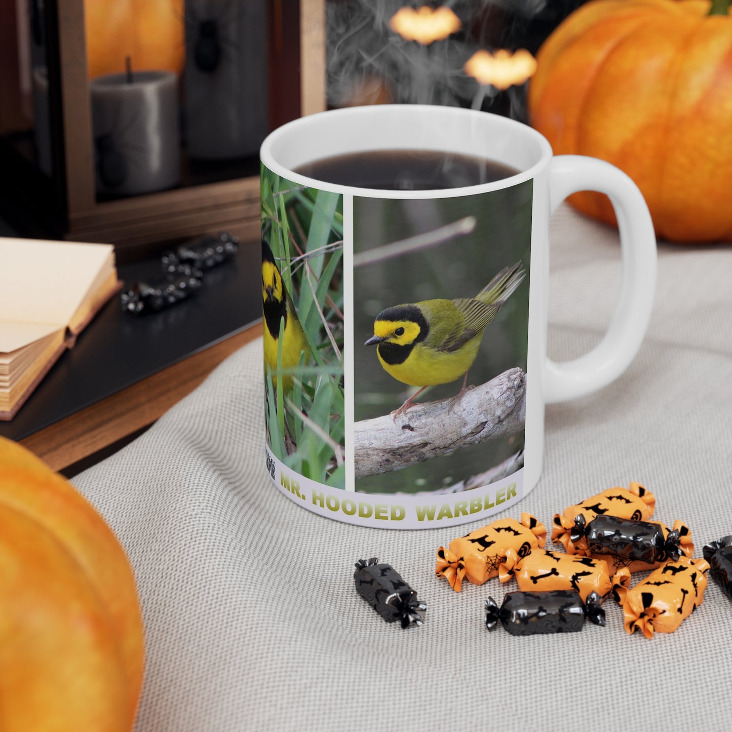 Wonderful Warblers Collection ♥ Mr Hooded Warbler ♥ Ceramic Mug 11oz