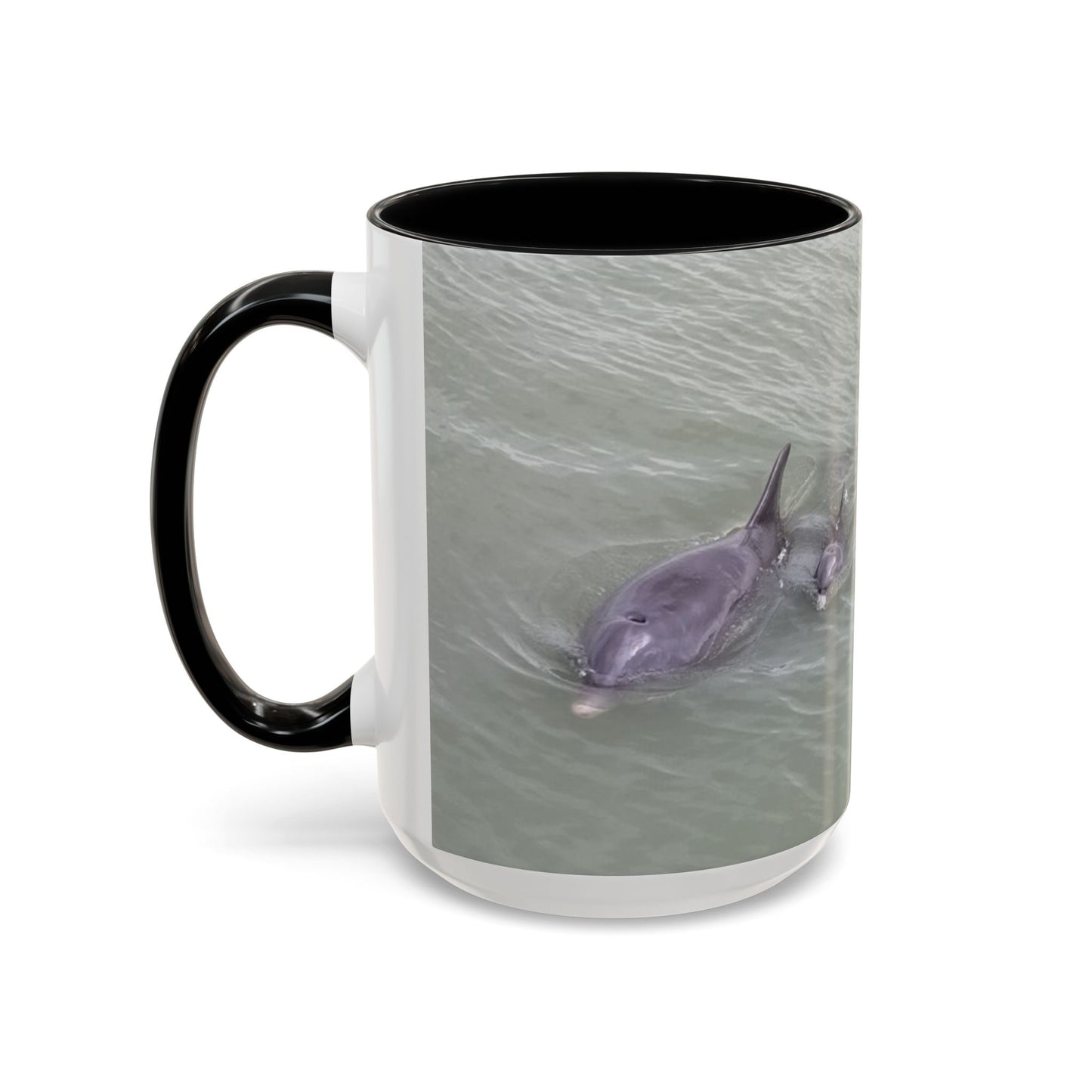 Coffee Mug - Mom and Baby Dolphin at Robert's Point Park