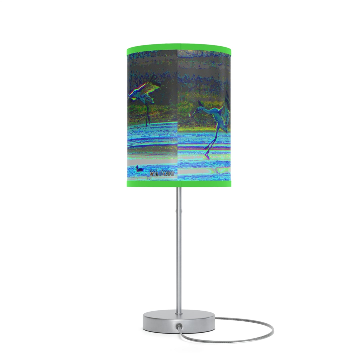 Whooping Cranes in Port Aransas Lamp on a Stand, US|CA plug