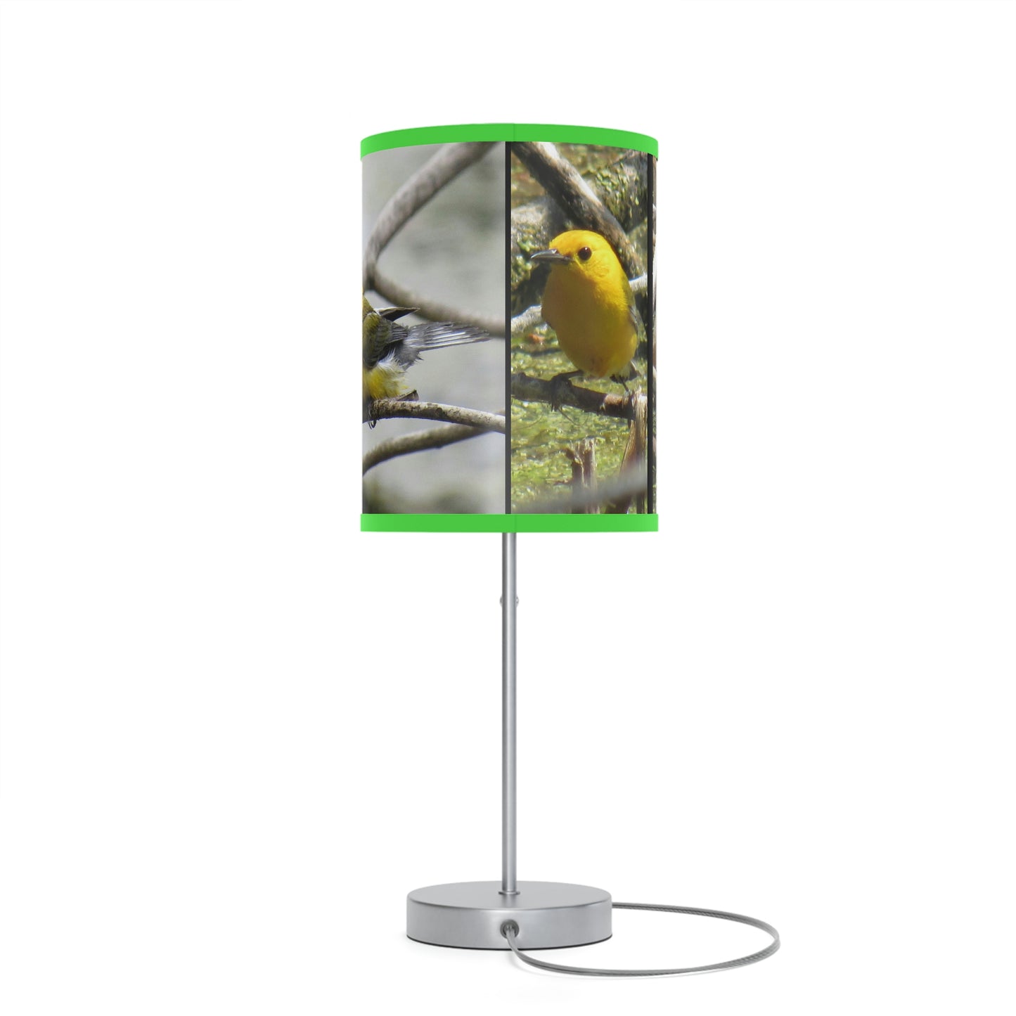 Prothonotary Warbler at Paradise Pond Lamp on a Stand, US|CA plug