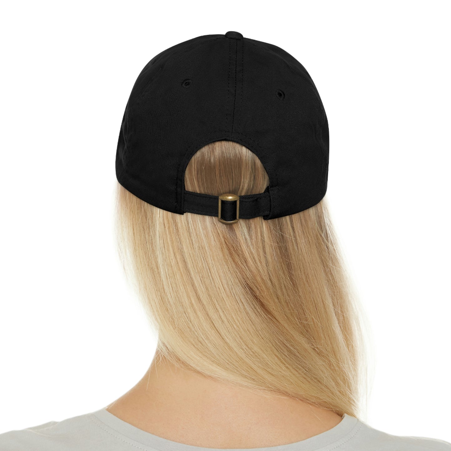 Roseate Spoonbill Pink Bird Hat with Leather Patch (Round)