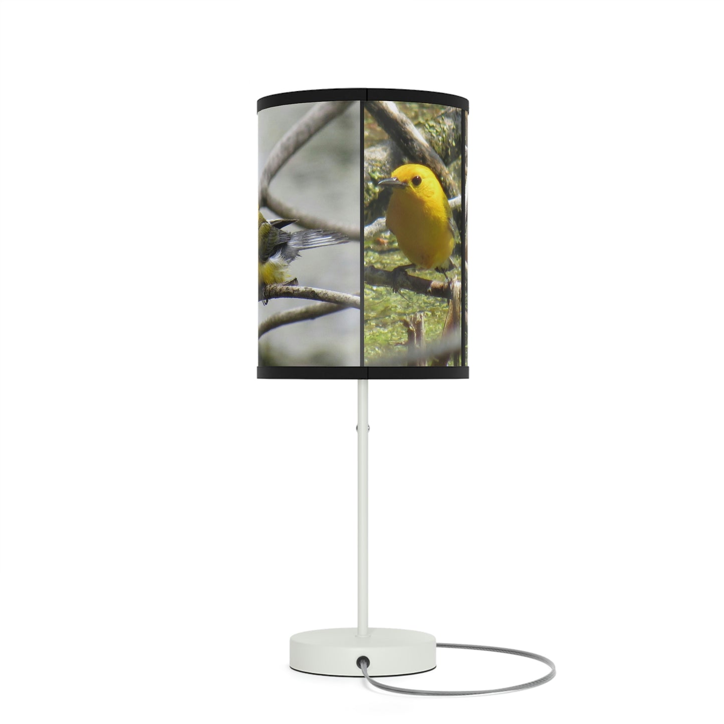 Prothonotary Warbler at Paradise Pond Lamp on a Stand, US|CA plug