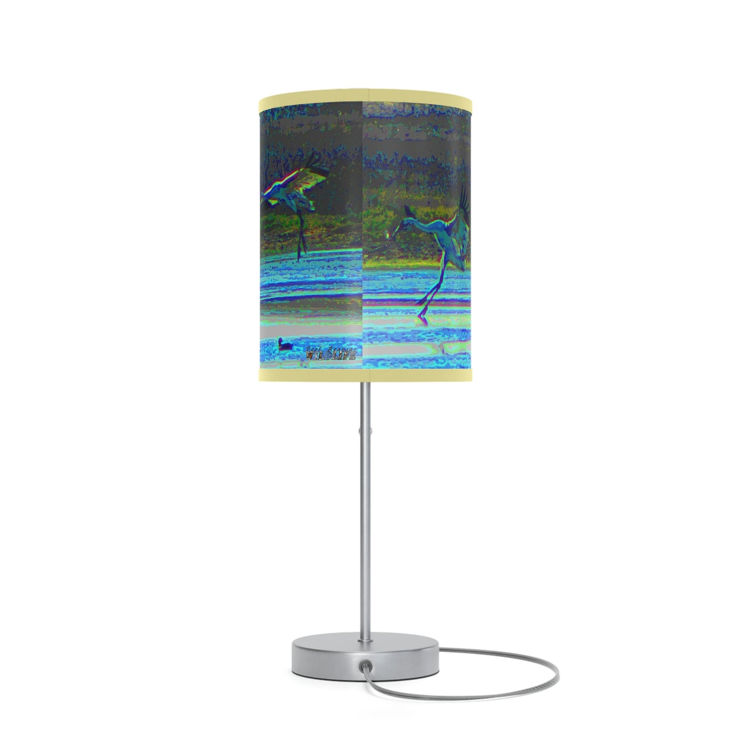 Whooping Cranes in Port Aransas Lamp on a Stand, US|CA plug