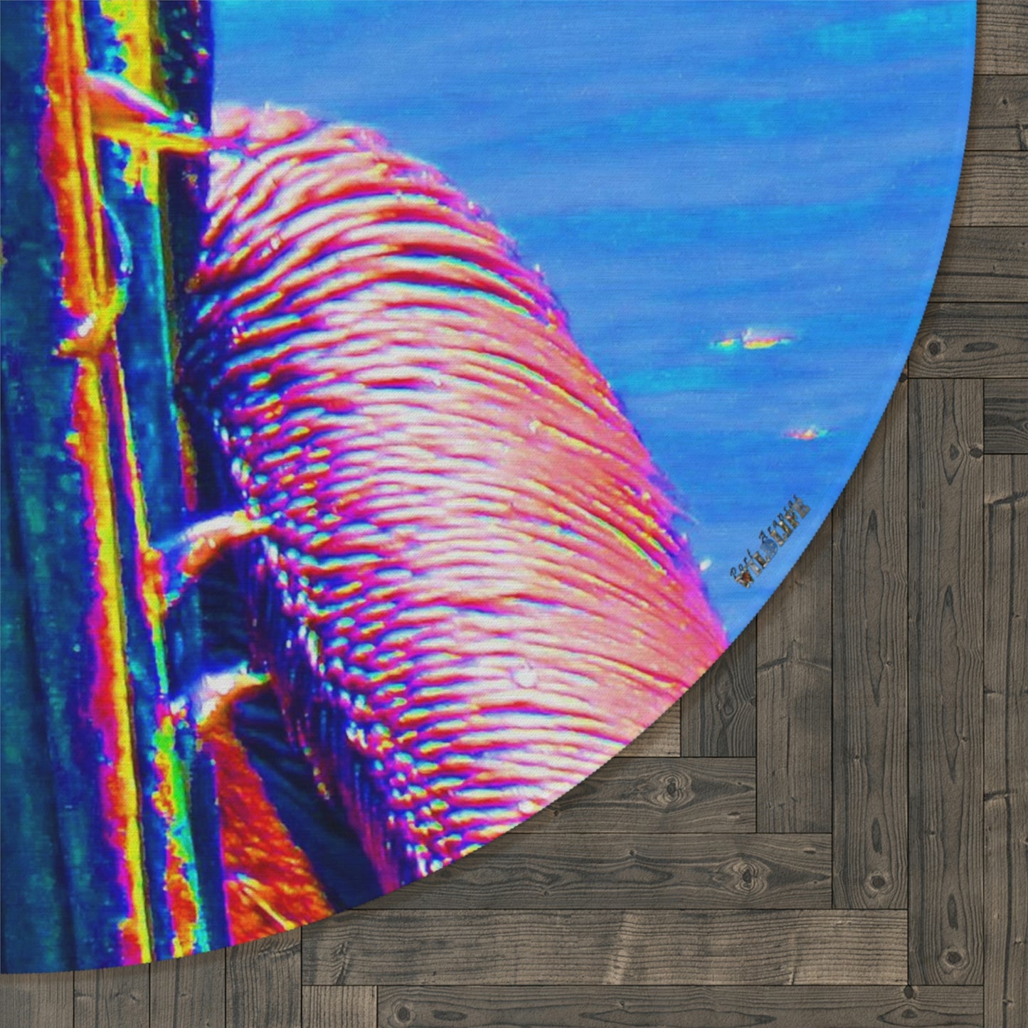 Pelican's Catch Round Area Rug