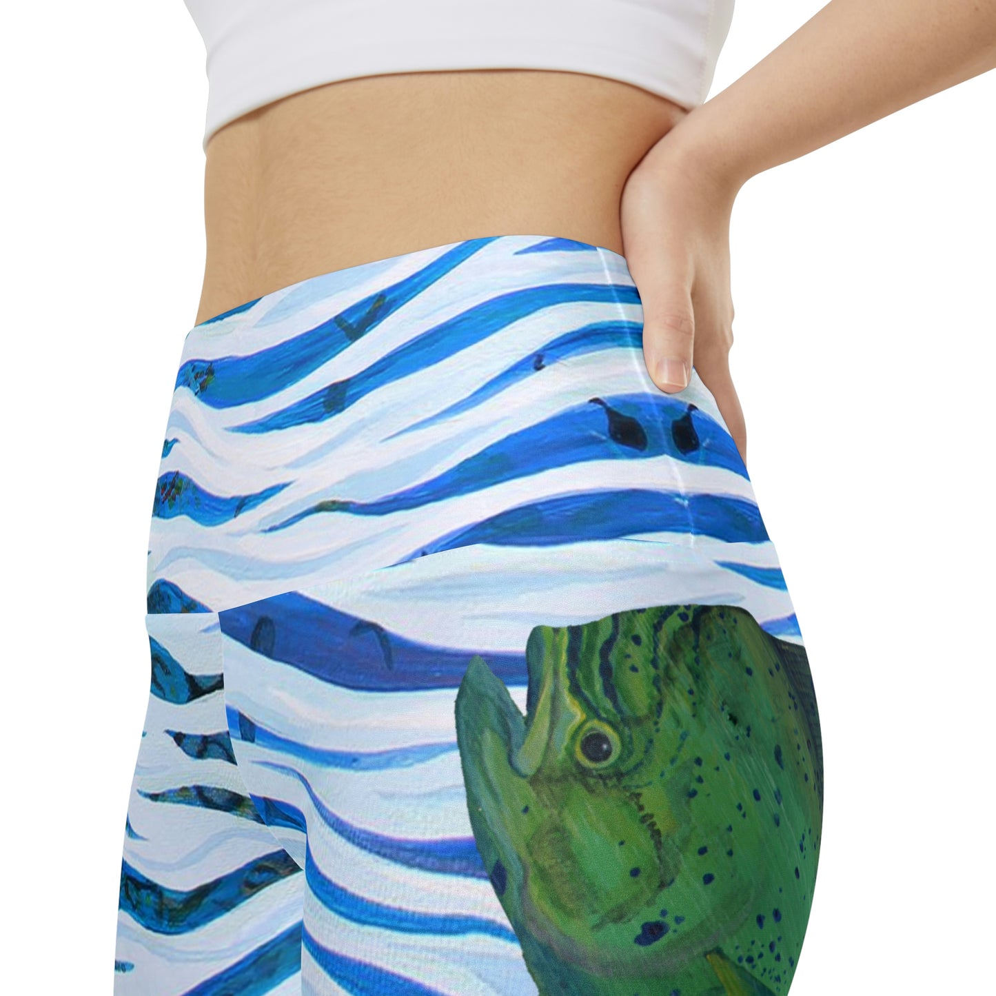Mahi Dorado Water Art Women's Workout Shorts