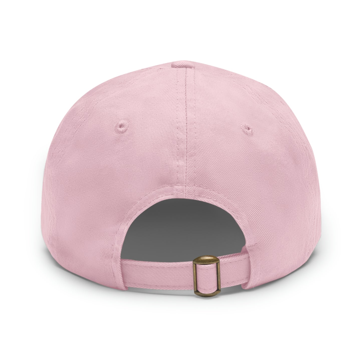 Roseate Spoonbill Pink Bird Hat with Leather Patch (Round)