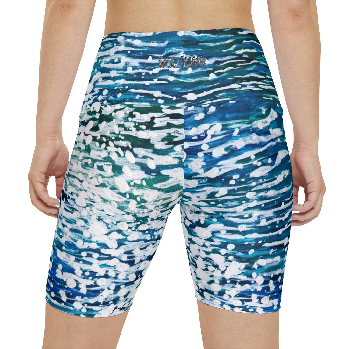 Sparkling Sea Water Women's Workout Shorts