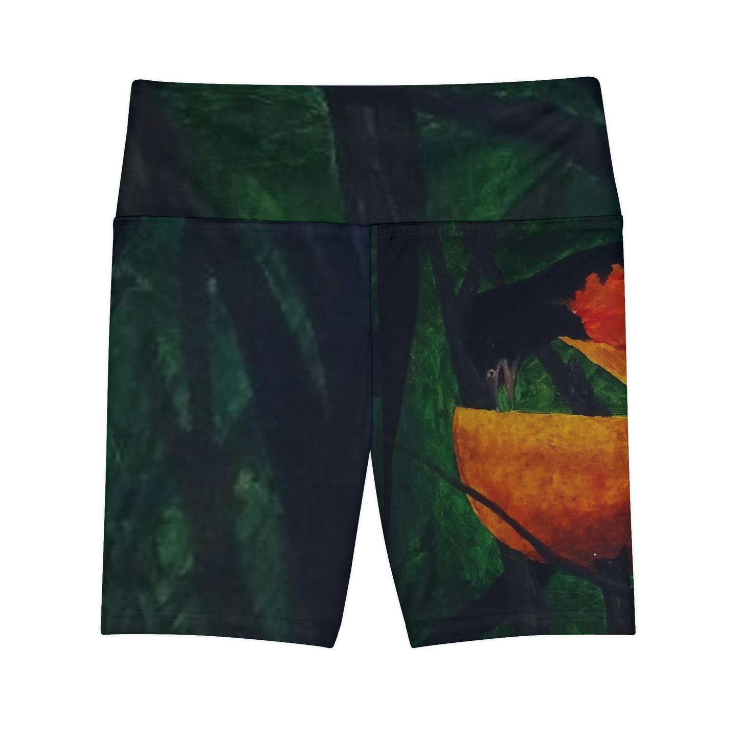 Oriole and an Orange Women's Workout Shorts