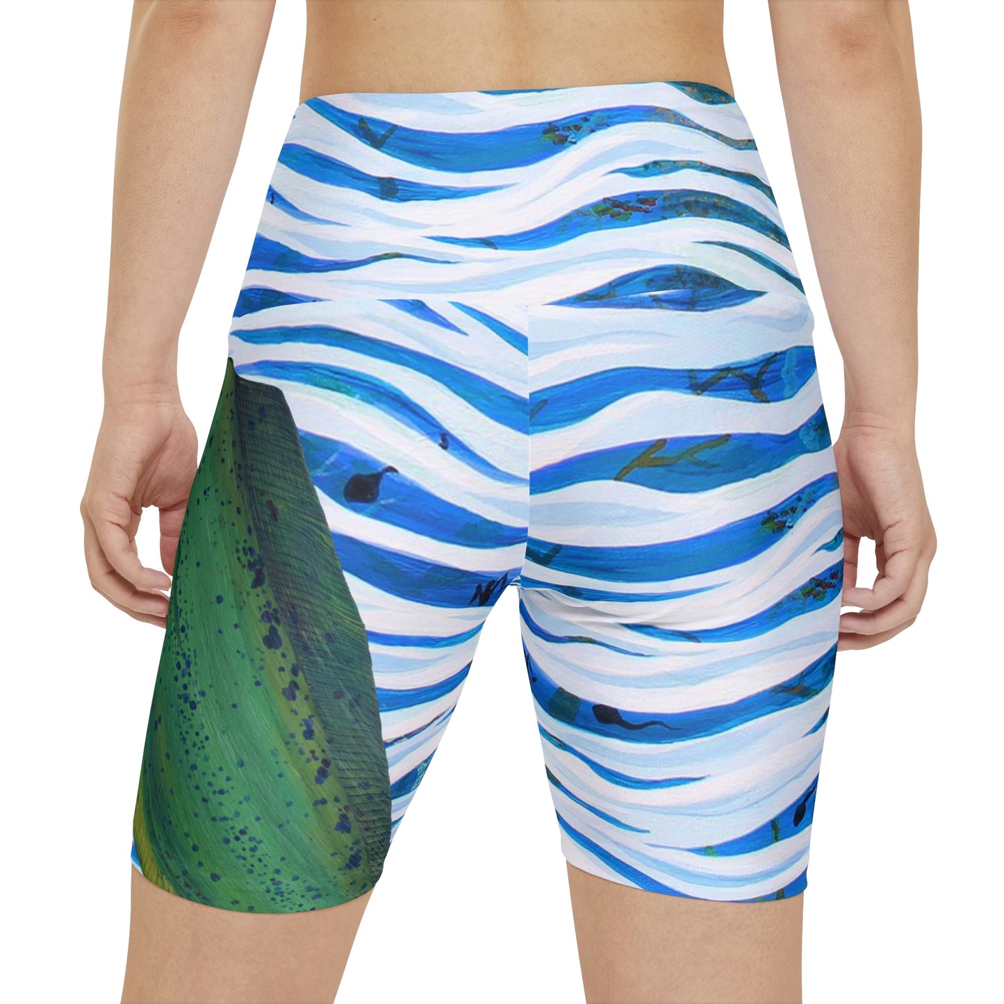 Mahi Dorado Water Art Women's Workout Shorts