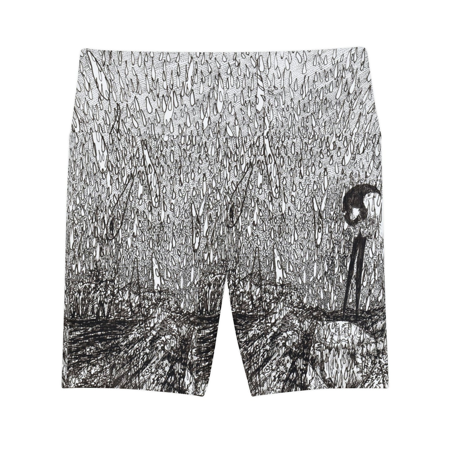 Saga of a Stilt - Flooded Out - Women's Workout Shorts