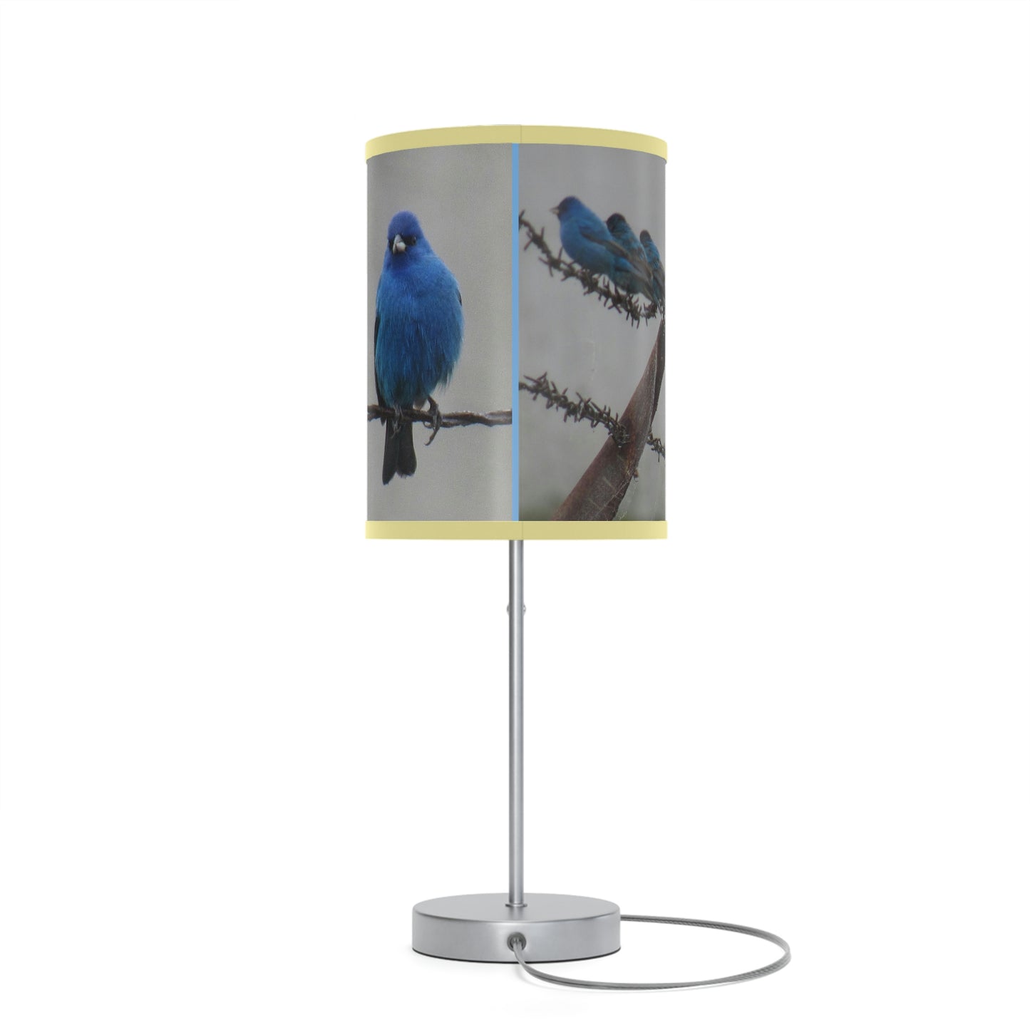 Indigo Buntings Lamp on a Stand, US|CA plug