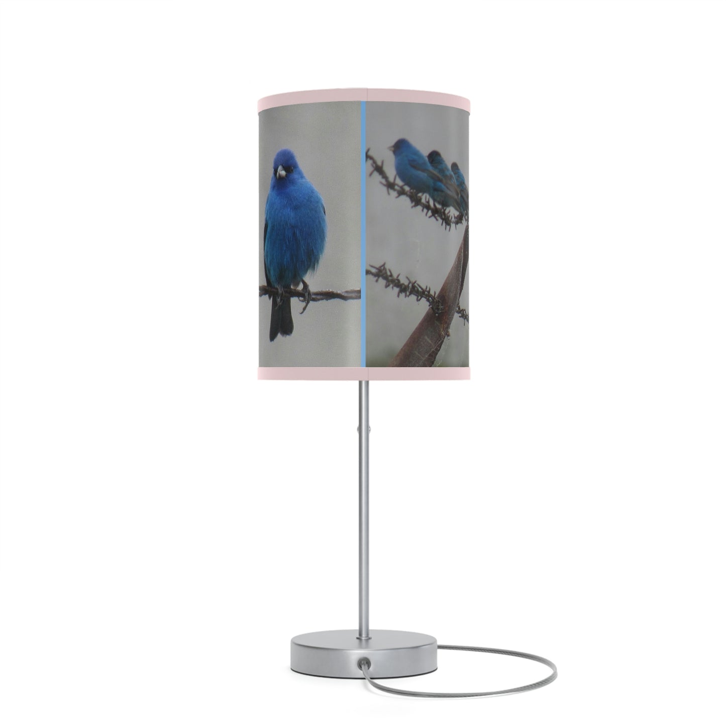 Indigo Buntings Lamp on a Stand, US|CA plug