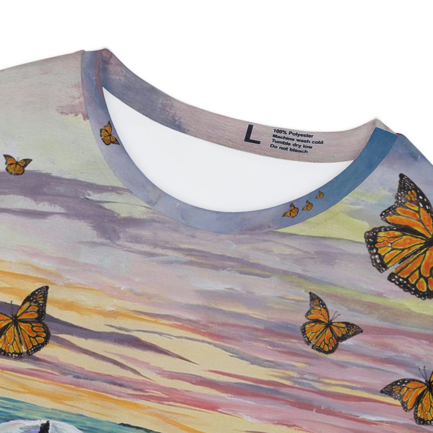 Monarchs Migrating over Port Aransas Women's Short Sleeve Shirt