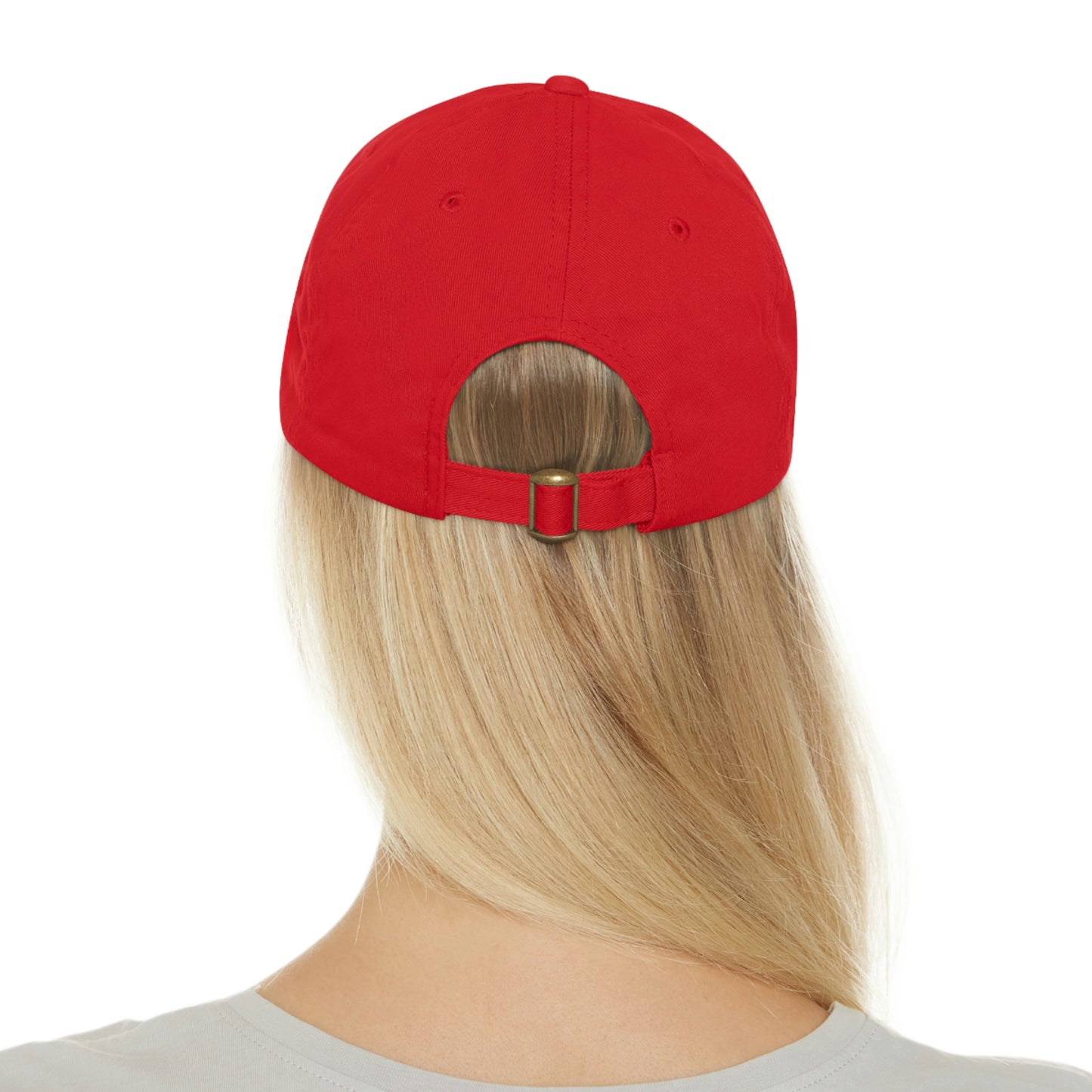 Roseate Spoonbill Pink Bird Hat with Leather Patch (Round)