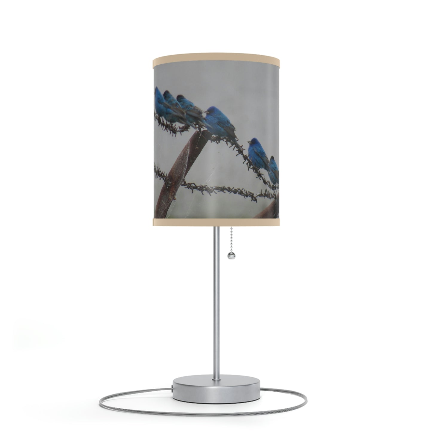 Indigo Buntings Lamp on a Stand, US|CA plug