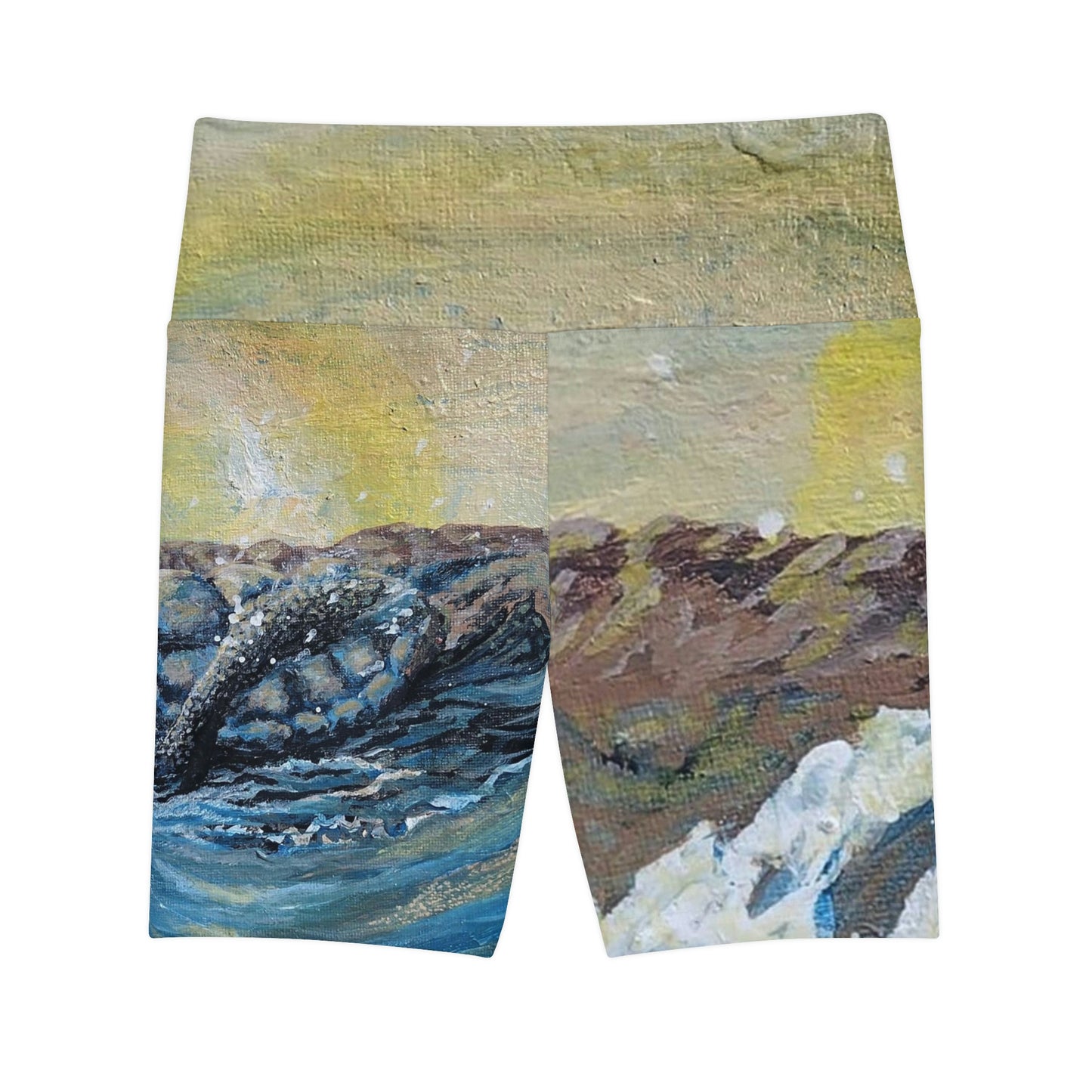 Sea Turtle's First Swim - Women's Workout Shorts