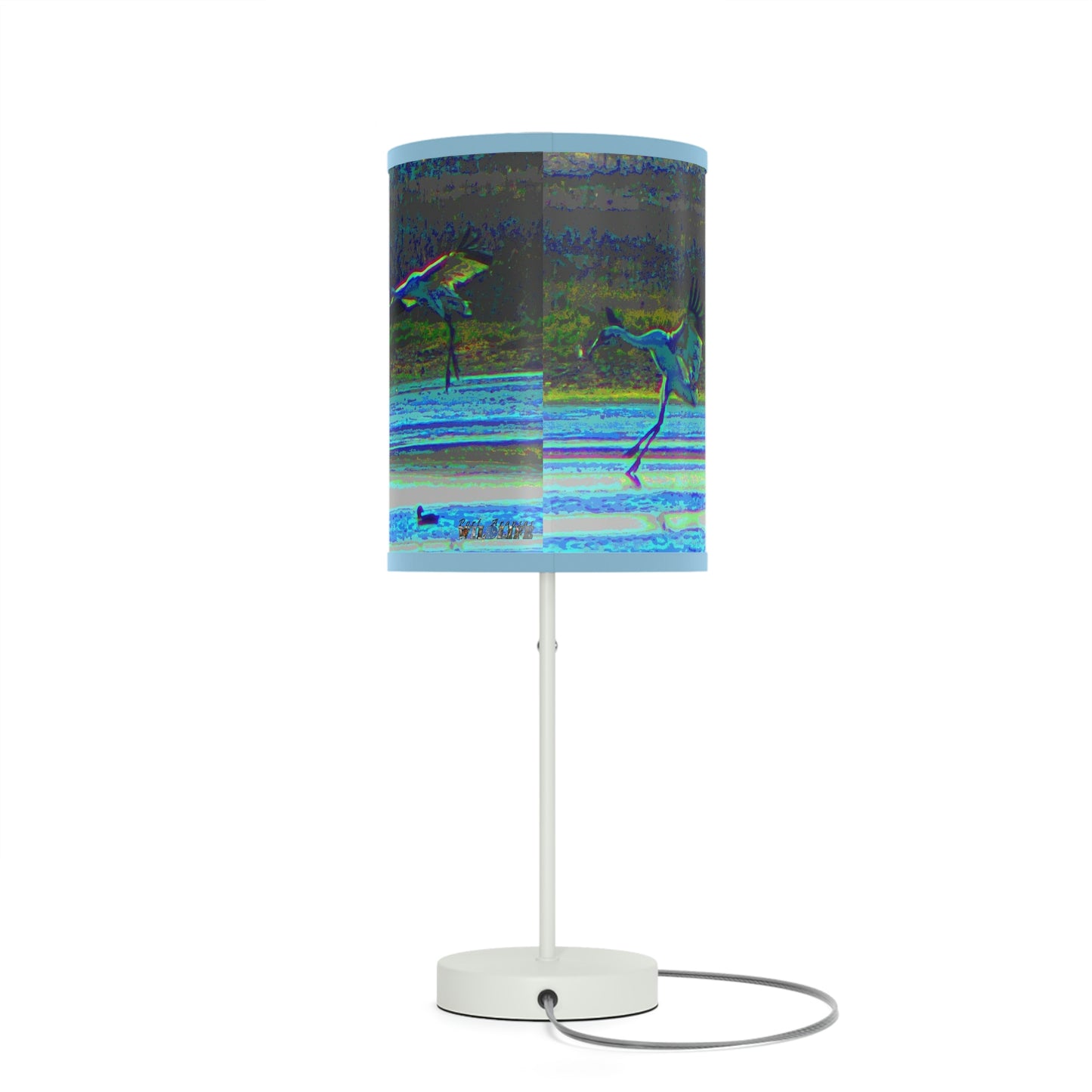 Whooping Cranes in Port Aransas Lamp on a Stand, US|CA plug