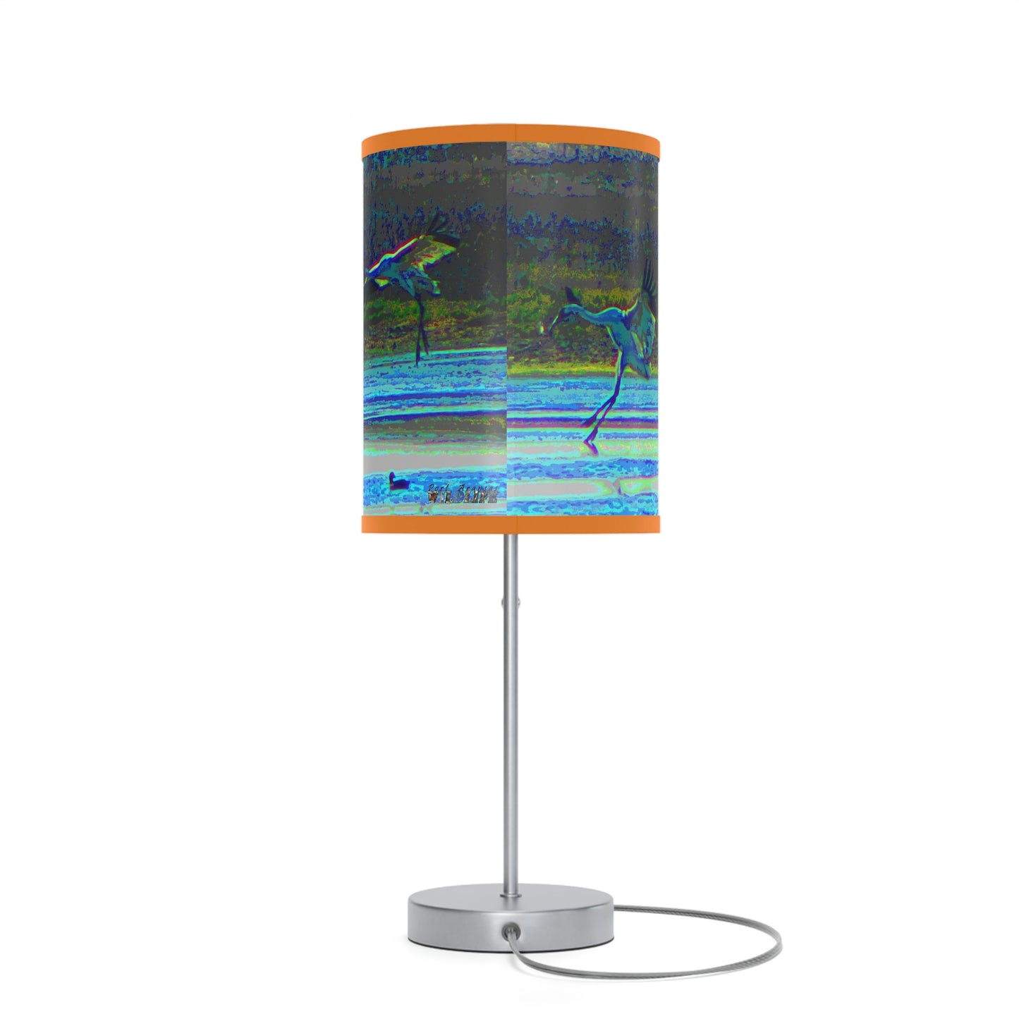 Whooping Cranes in Port Aransas Lamp on a Stand, US|CA plug