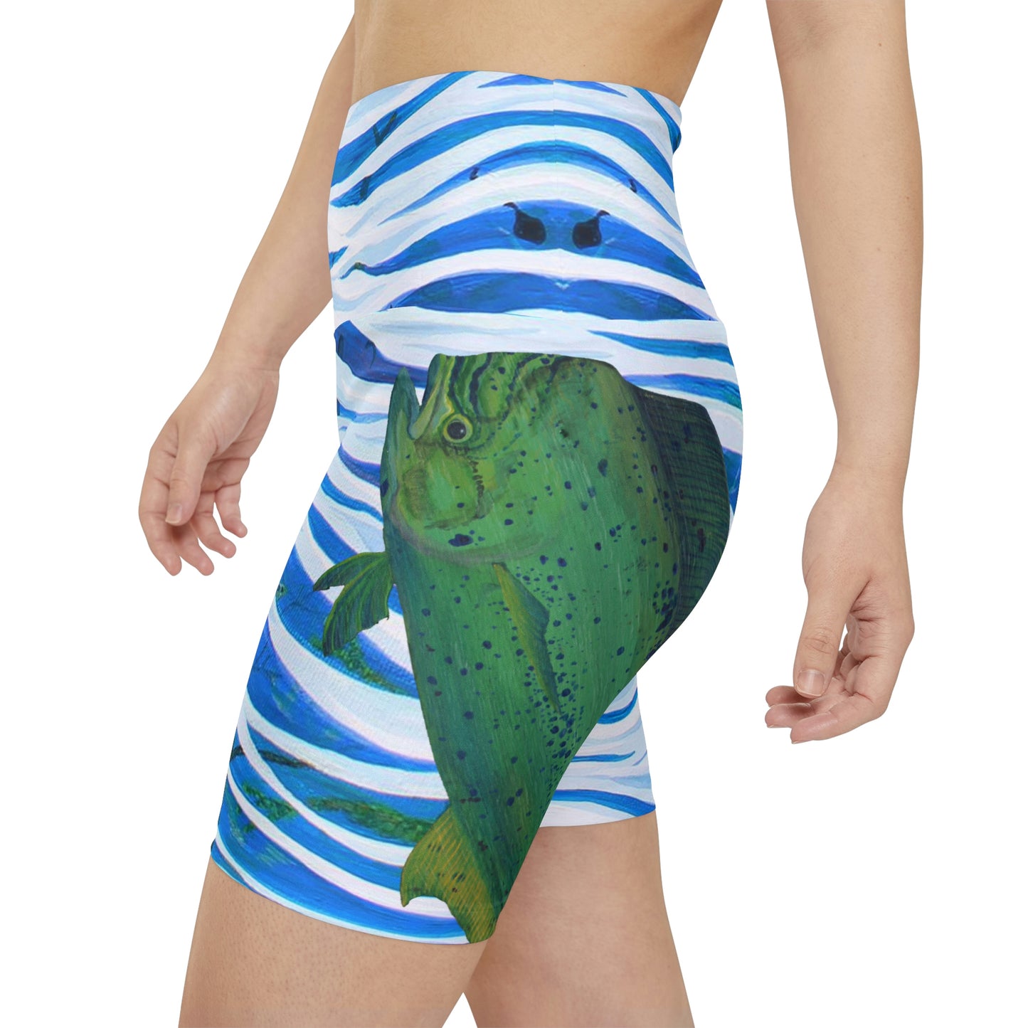 Mahi Dorado Water Art Women's Workout Shorts