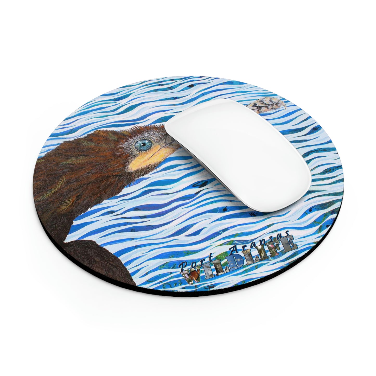 Cormorant in Paradise Port Aransas Wildlife Mouse Pad