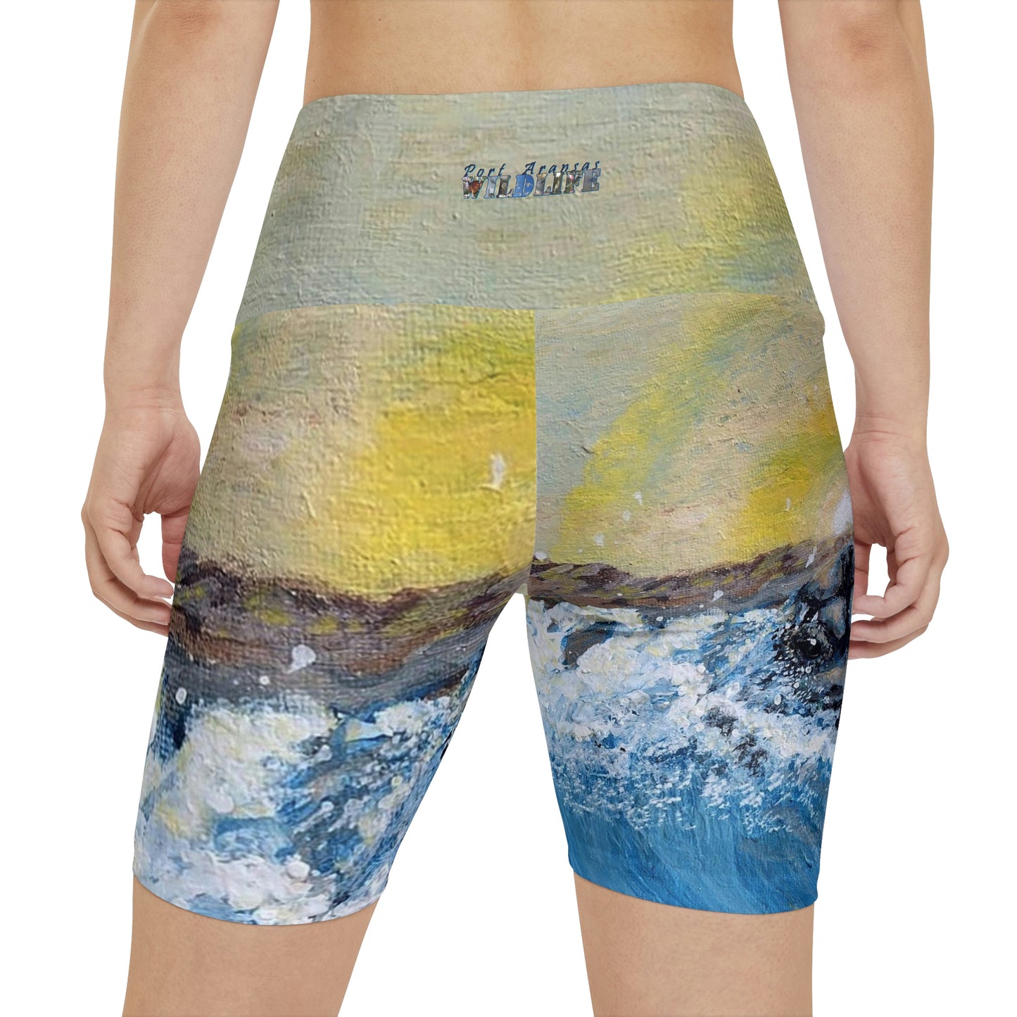 Sea Turtle's First Swim - Women's Workout Shorts