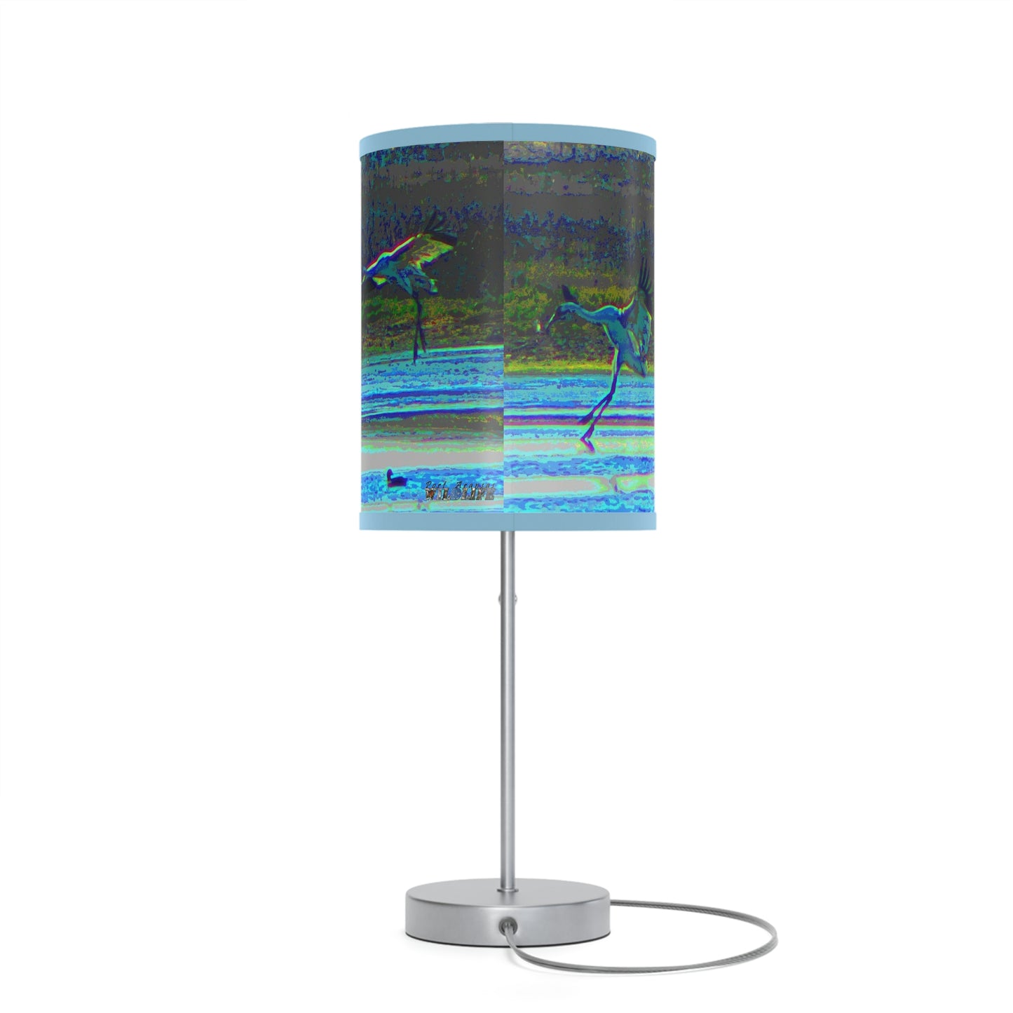 Whooping Cranes in Port Aransas Lamp on a Stand, US|CA plug