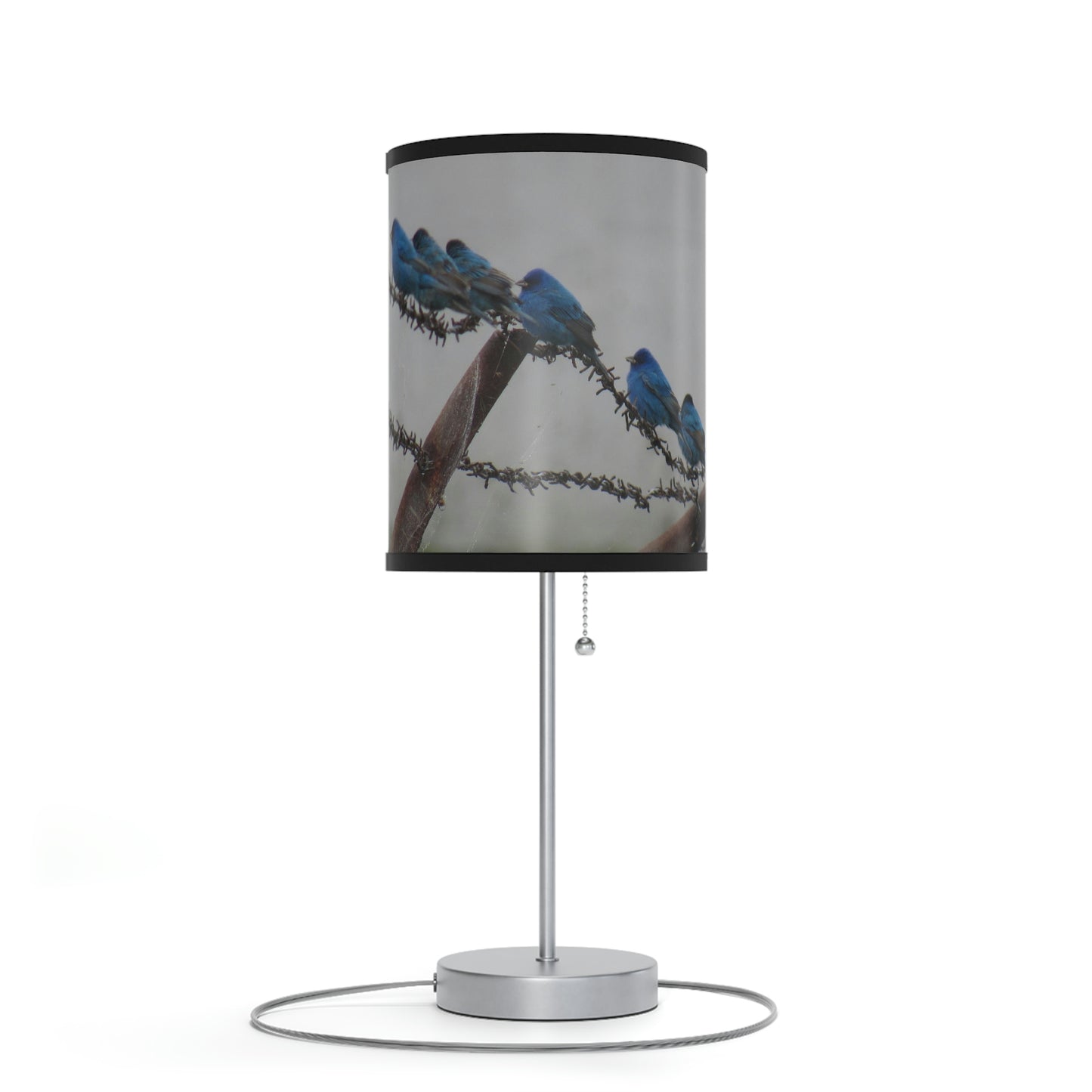 Indigo Buntings Lamp on a Stand, US|CA plug